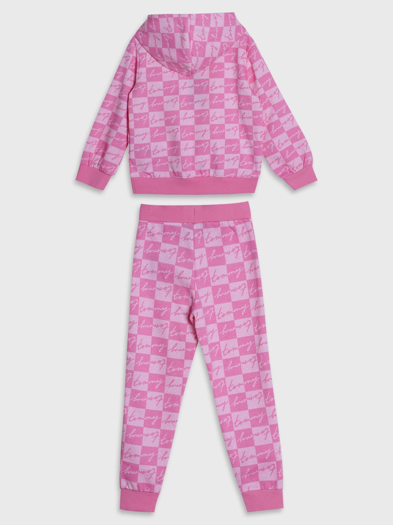 Set Polerón Y Joggers Estampados Rosado Tommy Hilfiger-1