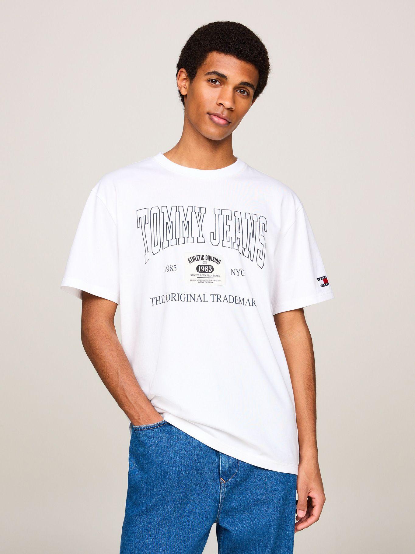 Polera Archive Con Logo Regular Fit Blanco Tommy Jeans-0