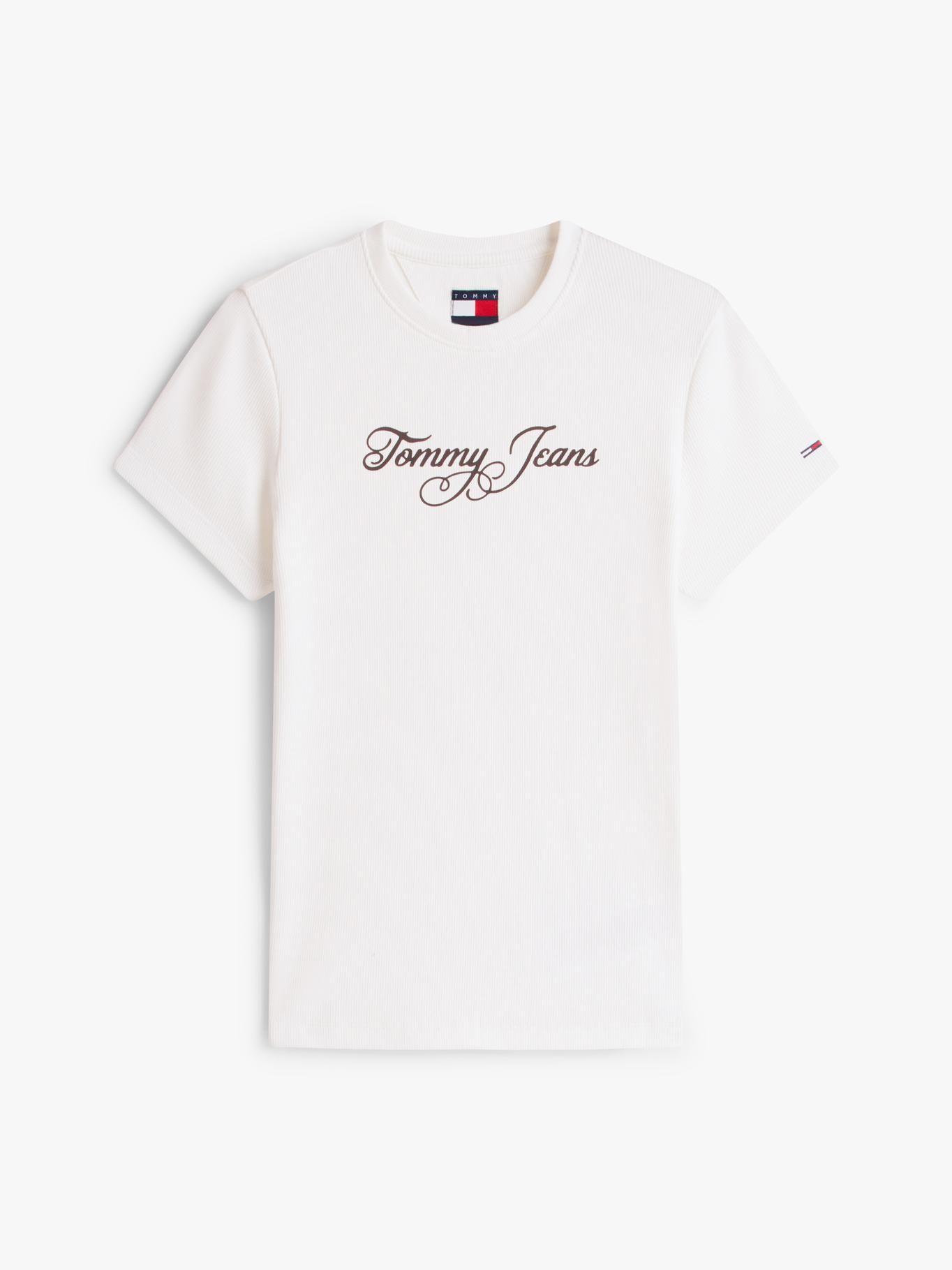 Polera Essential Slim Fit Tommy Jeans Blanco-4