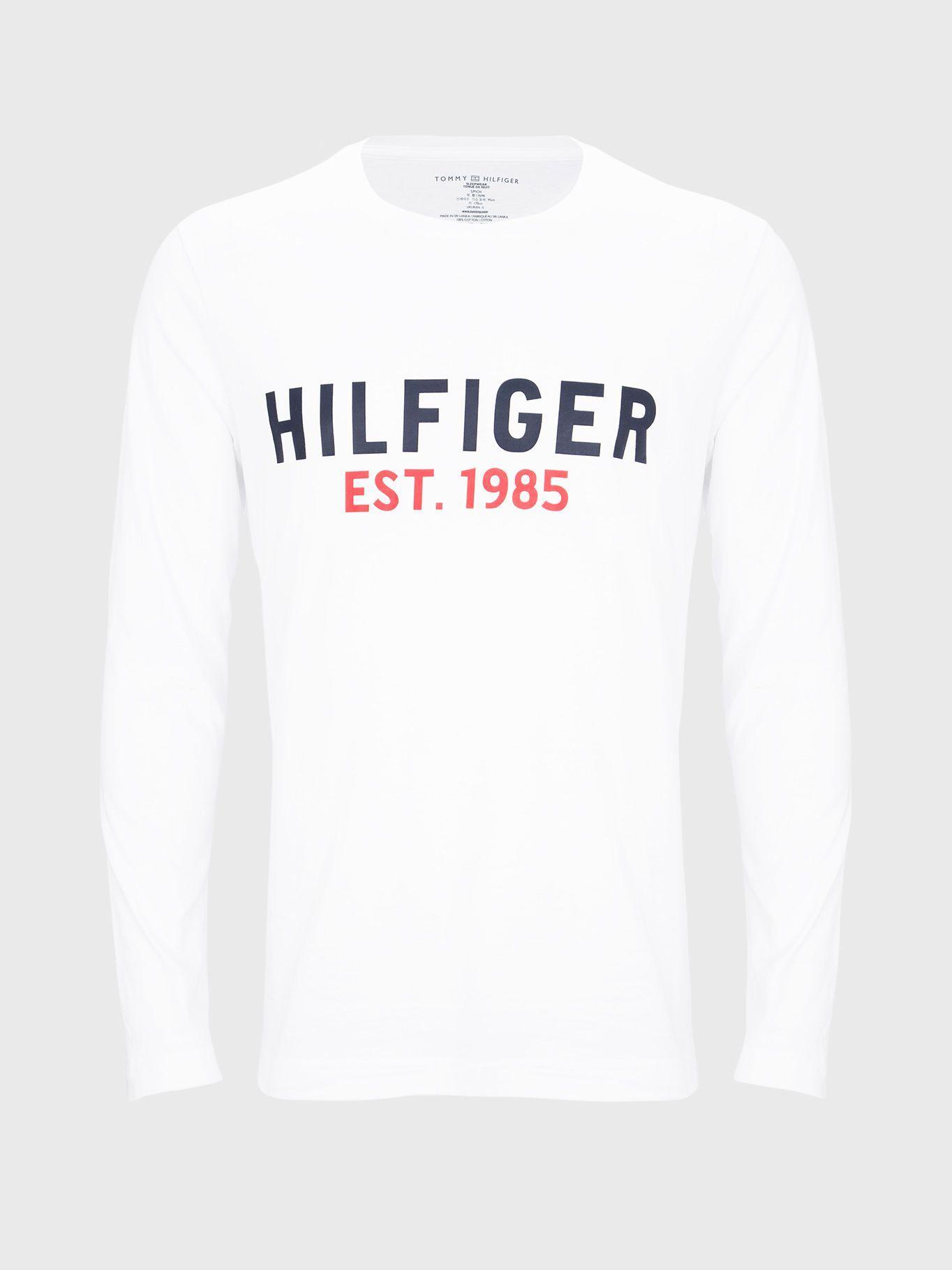 Top Pijama C-Neck Blanco Tommy Hilfiger A2-0