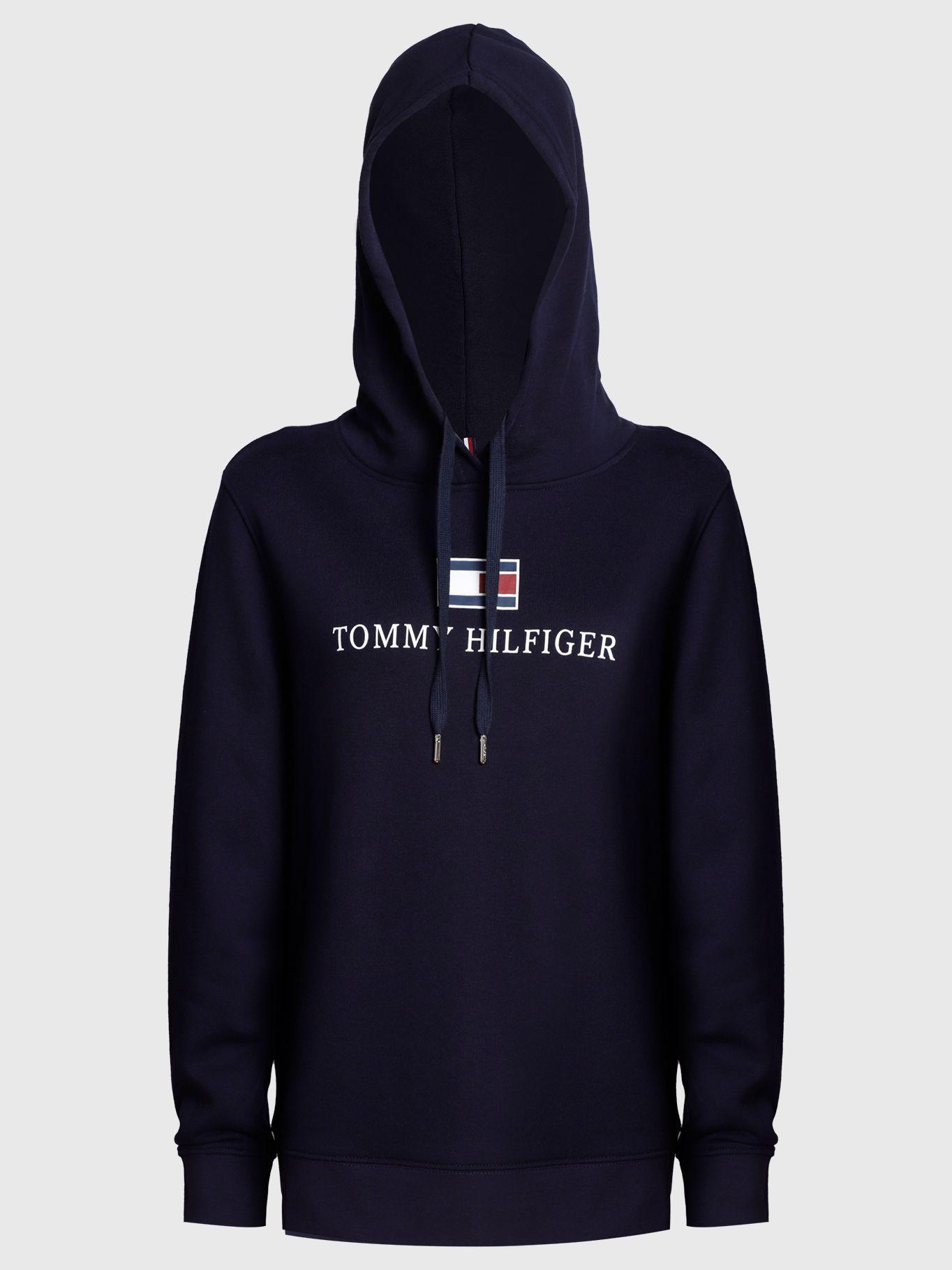 Polerón Hoodie Heritage Logo Azul Tommy Hilfiger-4