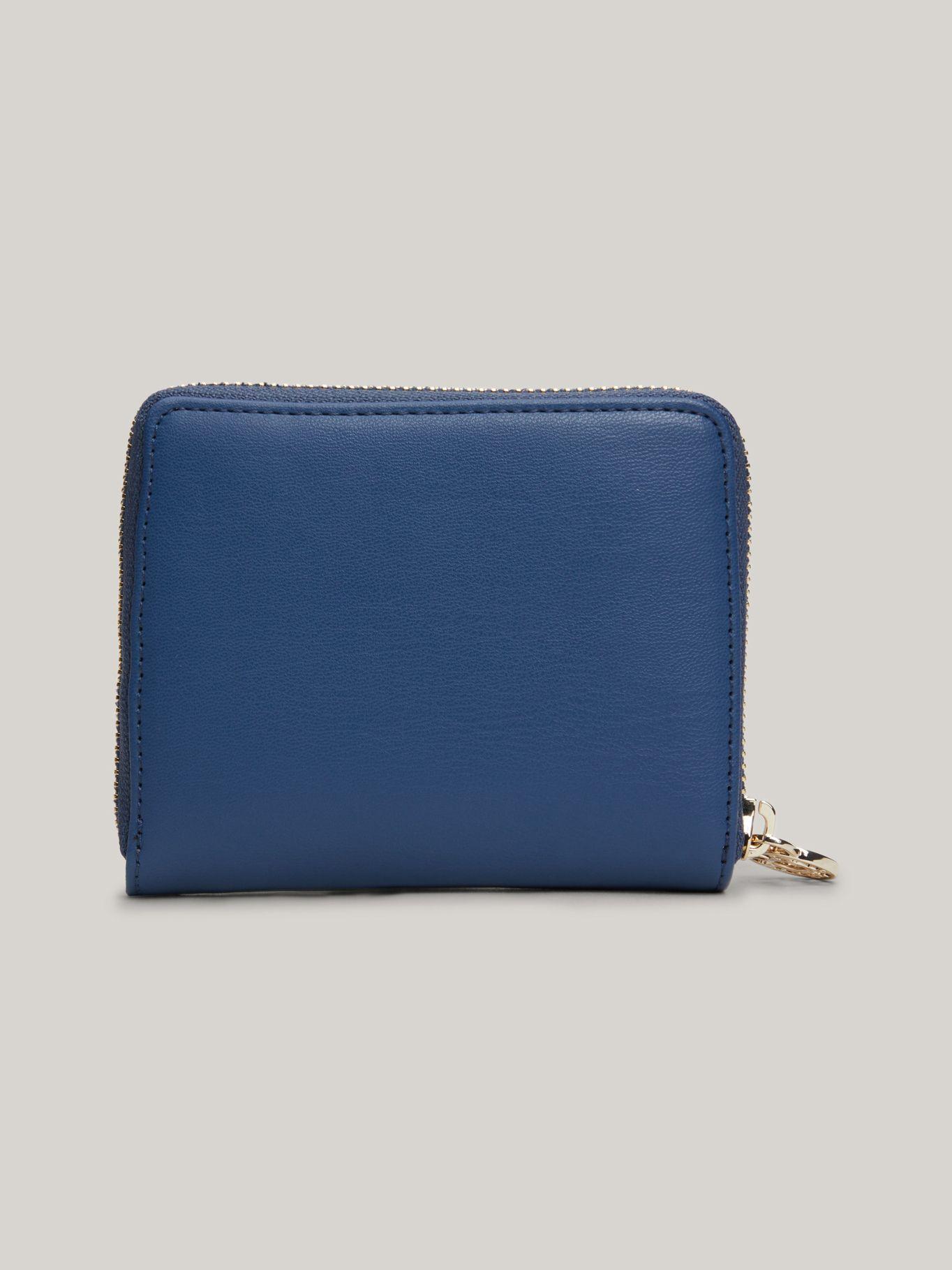 Billetera Diseño Jacquard Cierre Azul Tommy Hilfiger-1
