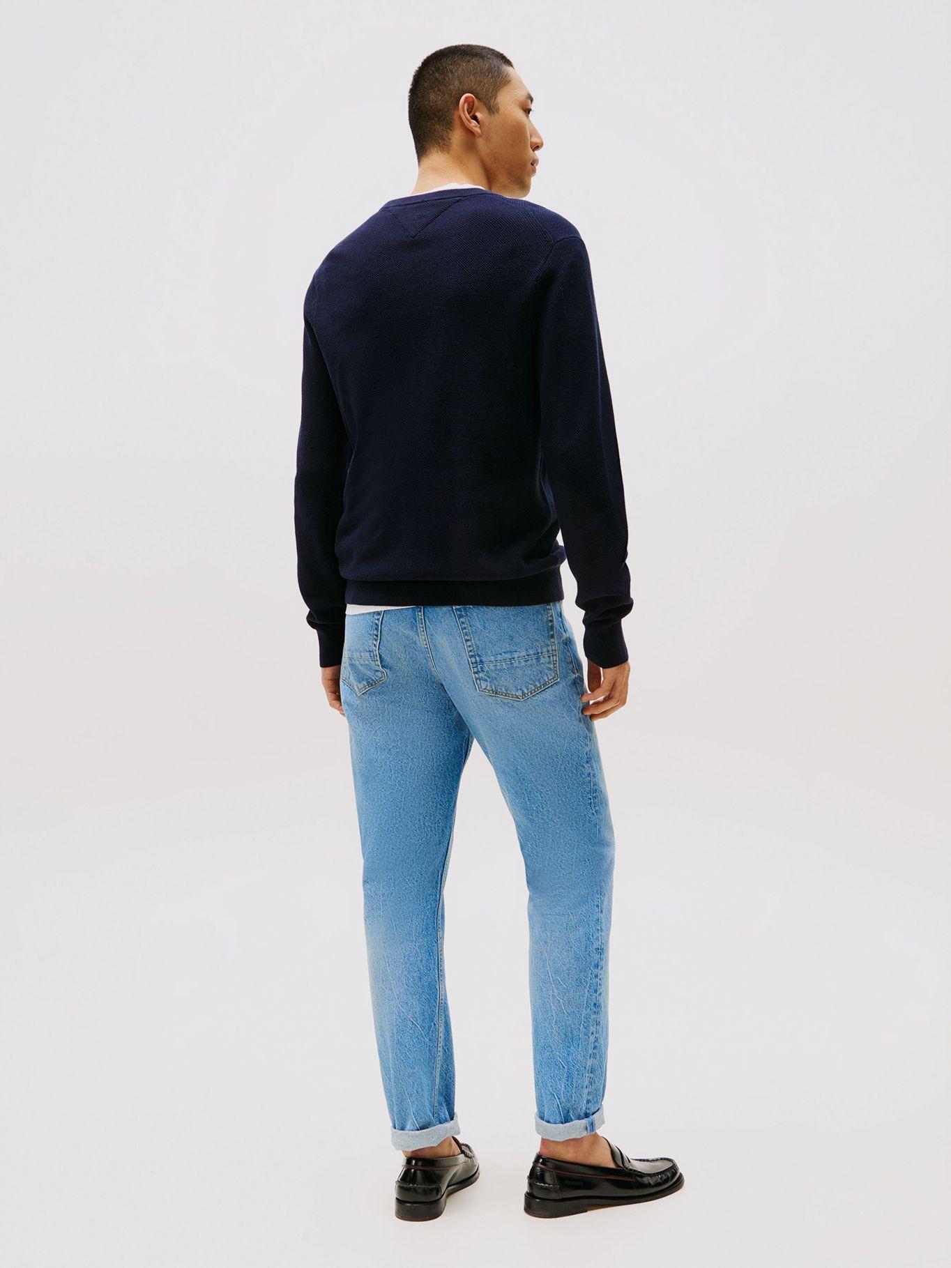 Sweater Essential Structure C-Neck Tommy Hilfiger Azul-2