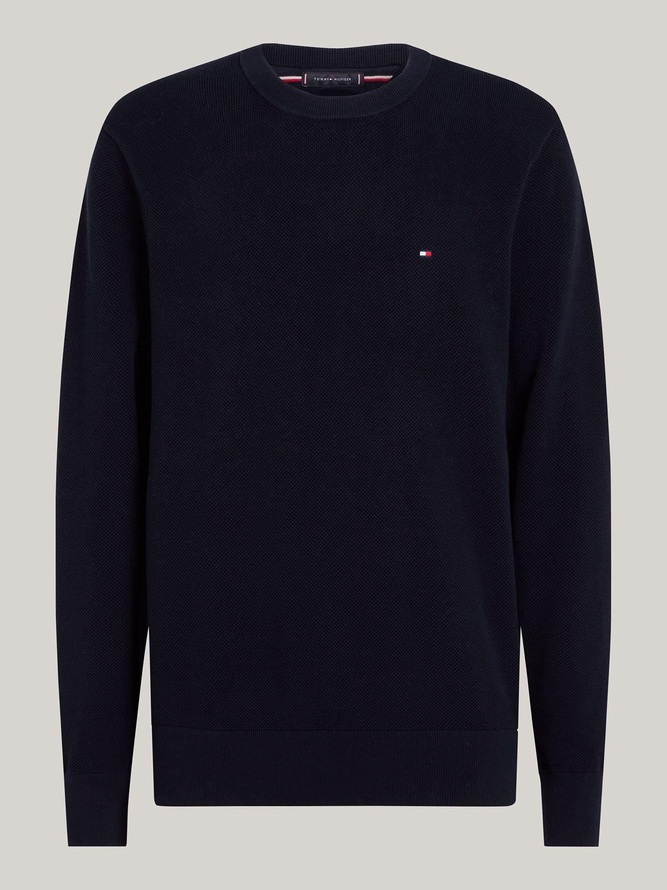 Sweater Essential Structure C-Neck Tommy Hilfiger Azul-4