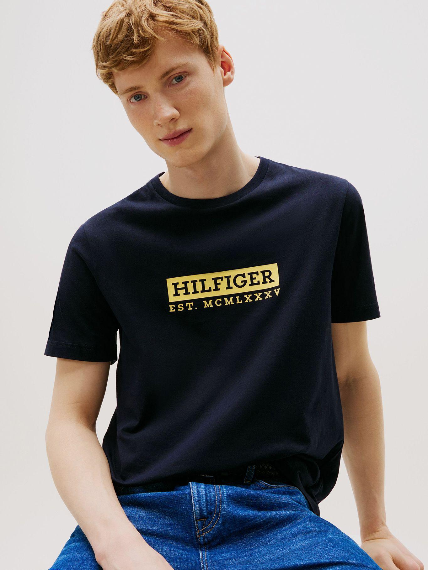 Polera Colour To Colour Logo Azul Tommy Hilfiger-3