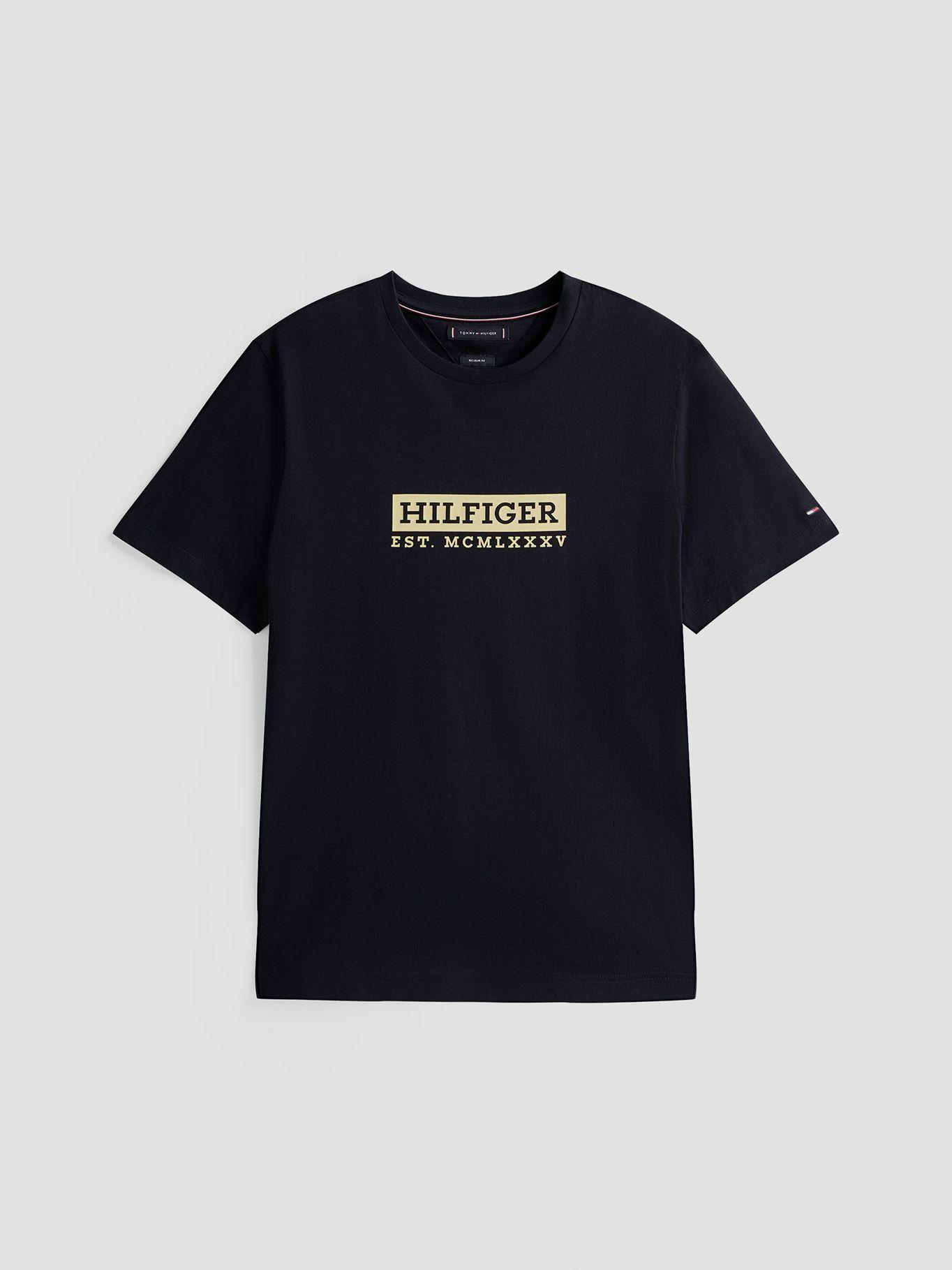 Polera Colour To Colour Logo Azul Tommy Hilfiger-4