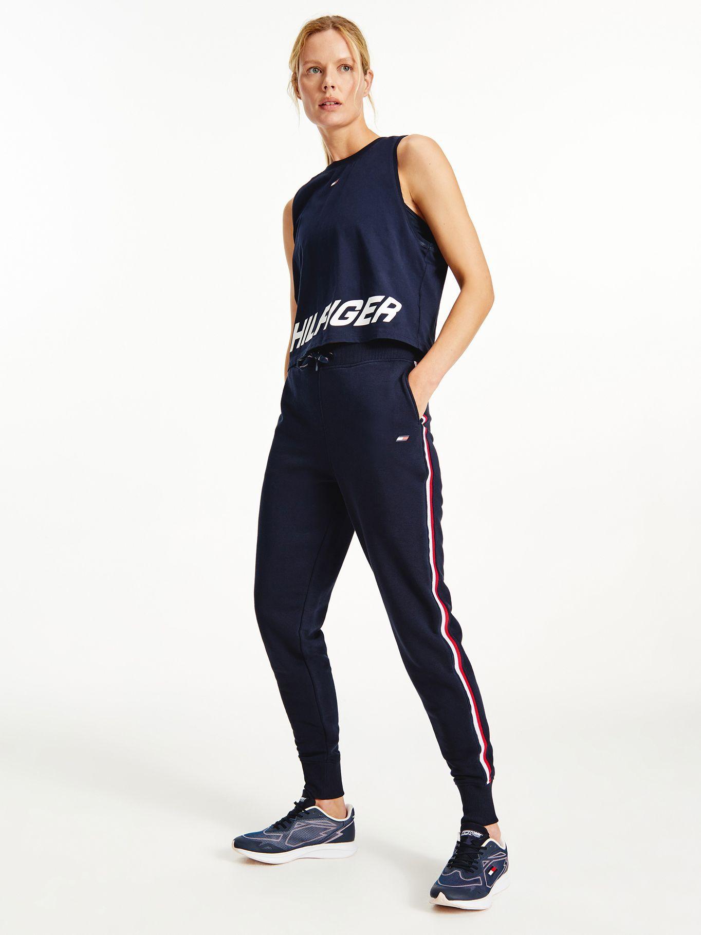 Jogger Regular Tape Azul Tommy Hilfiger F2-0