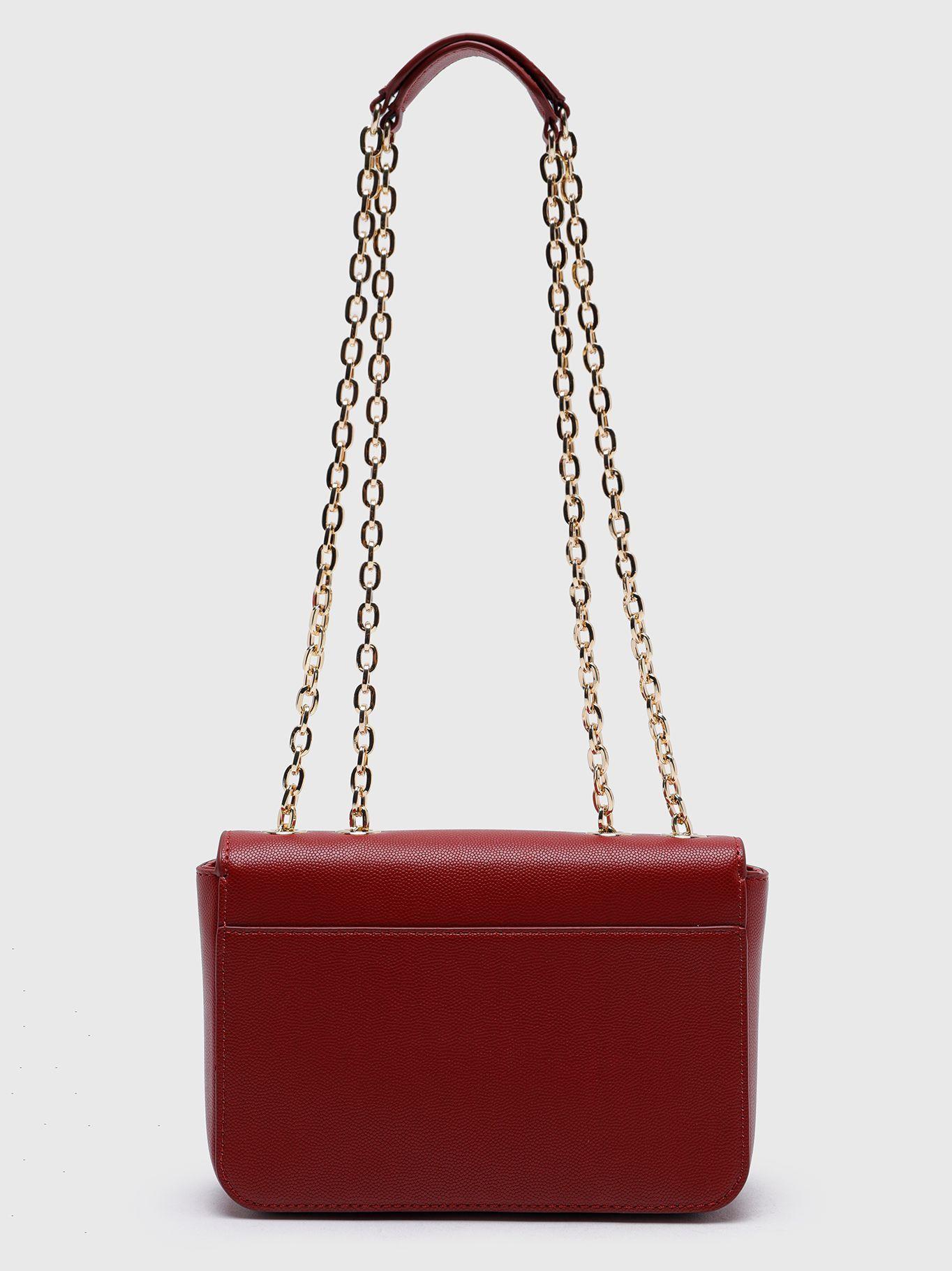 Cartera Timeless Chain Monogram Rojo Tommy Hilfiger-2