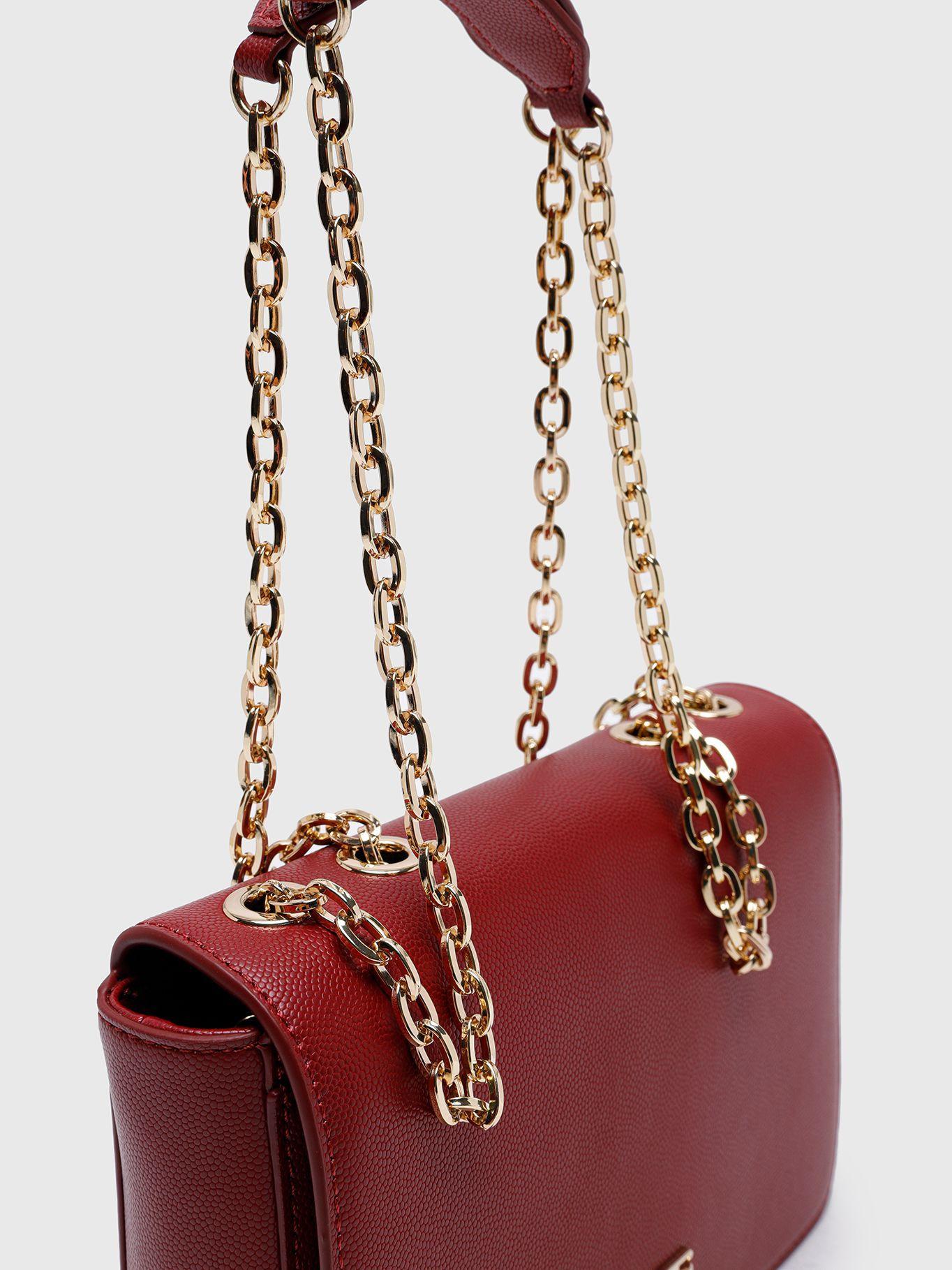 Cartera Timeless Chain Monogram Rojo Tommy Hilfiger-3