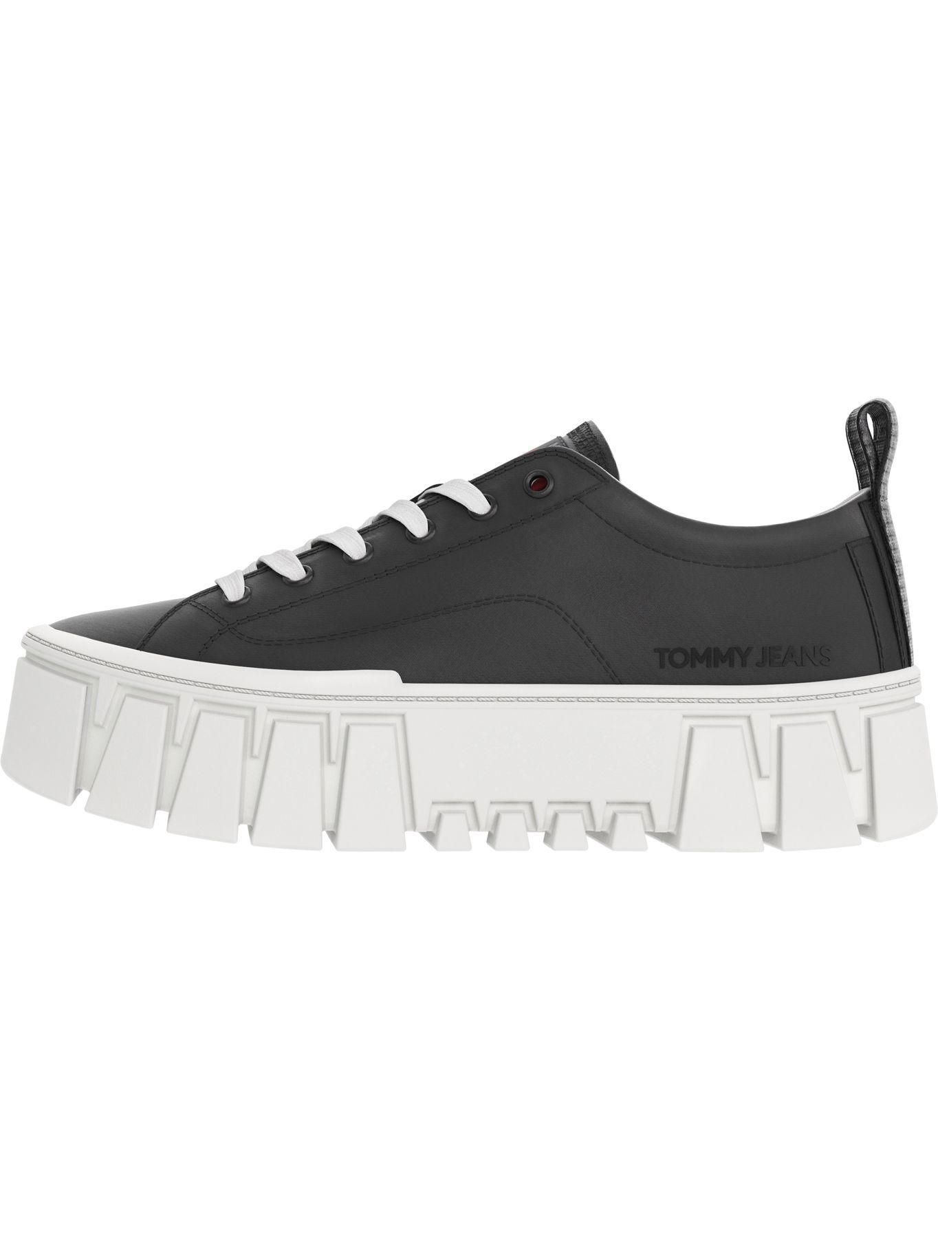 Zapatillas Con Suela Dentada Negro Tommy Hilfiger-2