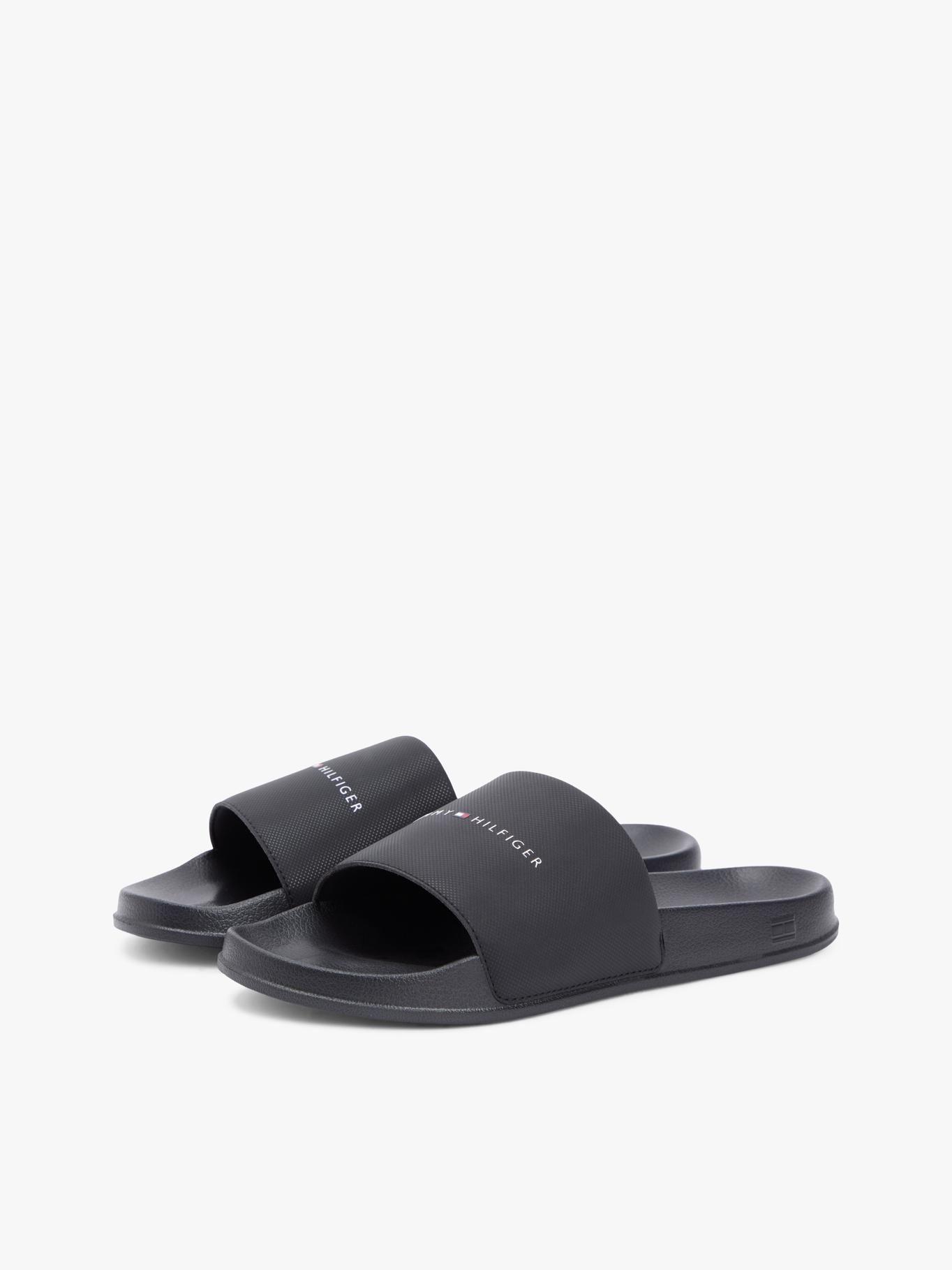 Sandalias Texturizadas Con Logo-0