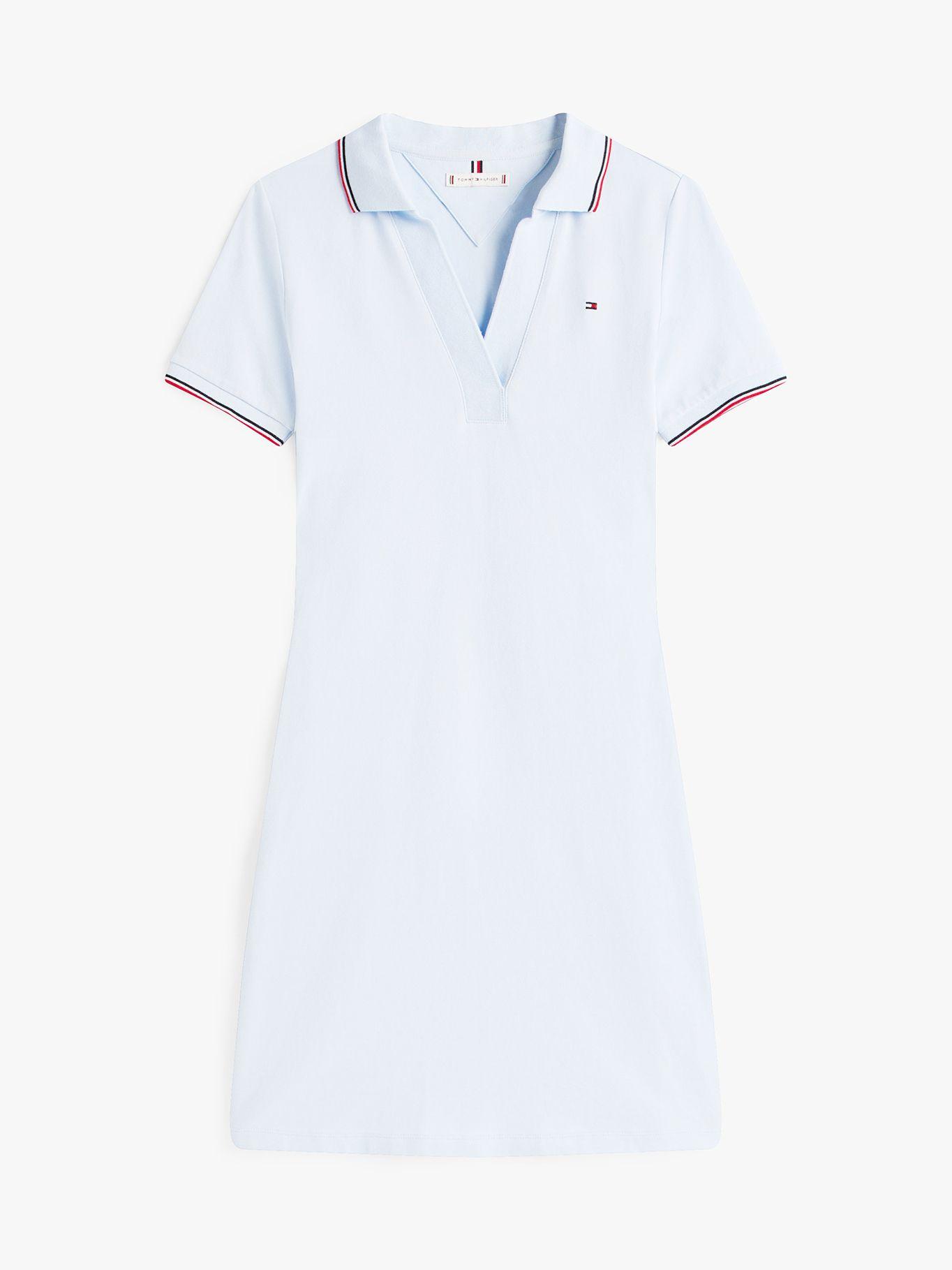 Vestido Colección 1985 Slim Fit Celeste Tommy Hilfiger-4