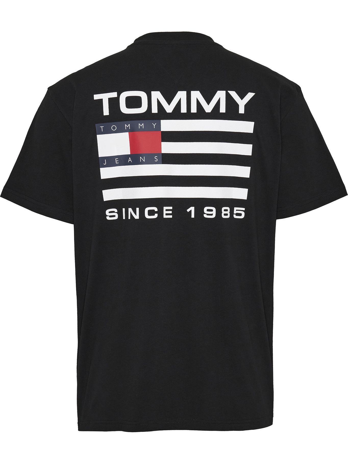 Polera Classic Back Logo Negro Tommy Hilfiger-1