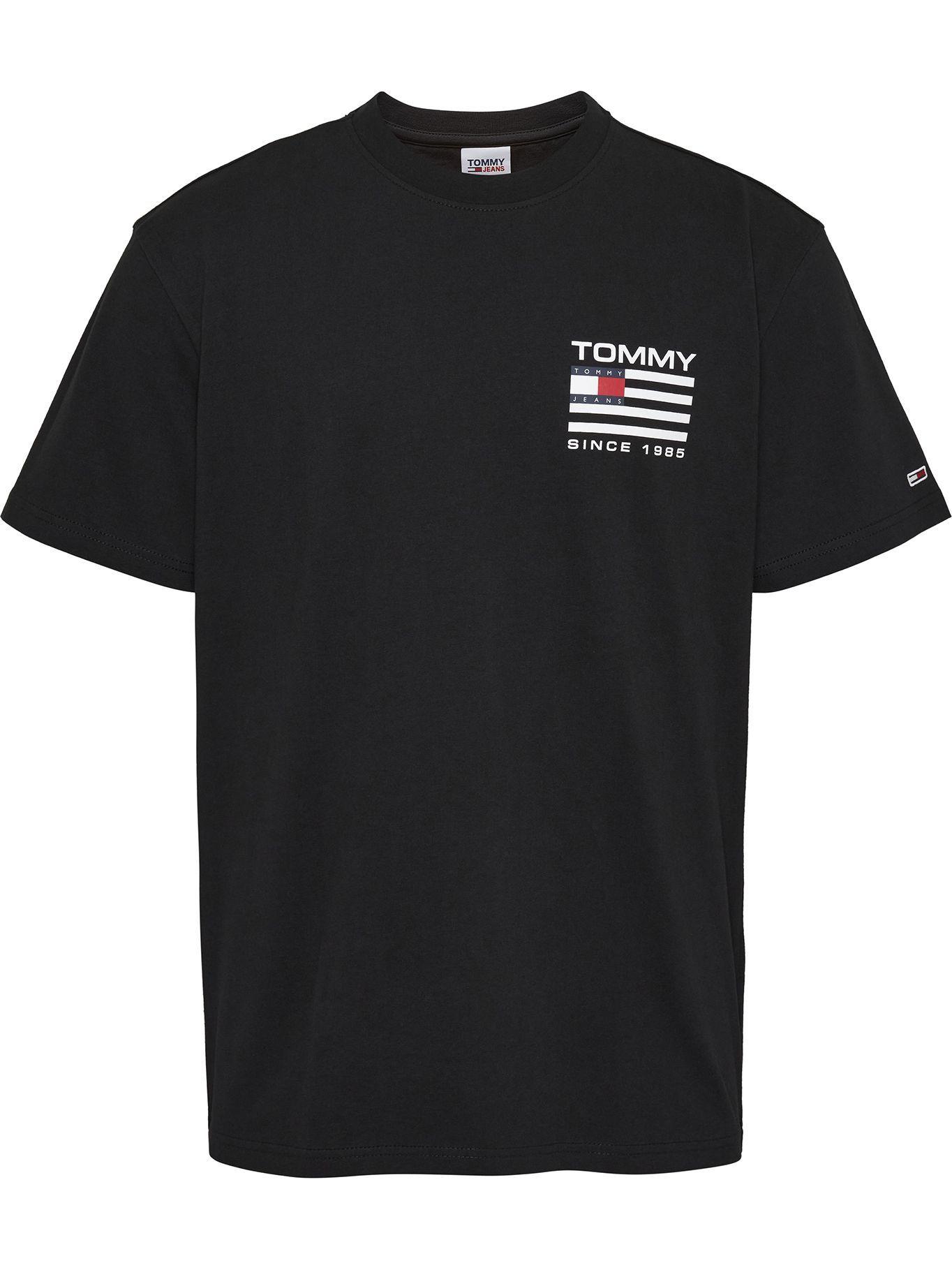 Polera Classic Back Logo Negro Tommy Hilfiger-0