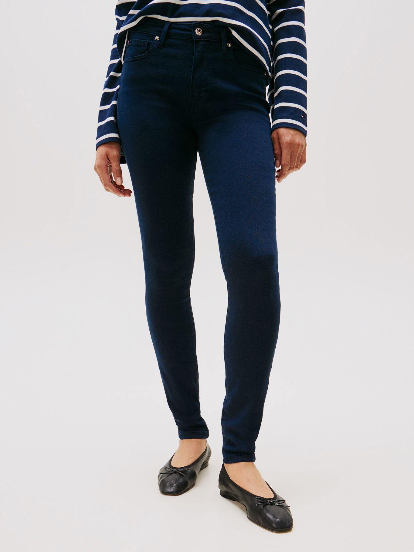 Jeans Como Skinny De Talle Medio Azul Tommy Hilfiger-1