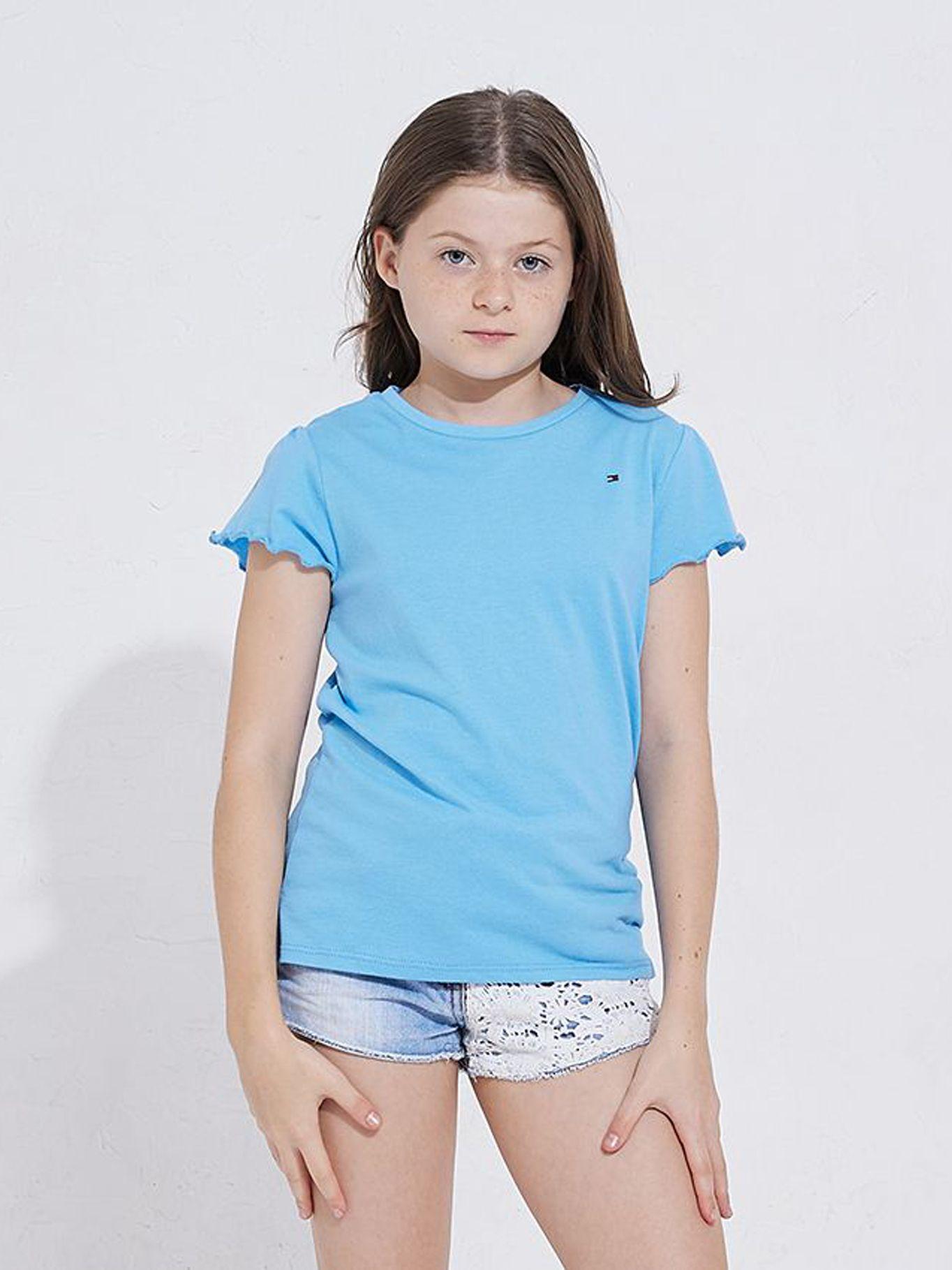 Polera Essential Con Vuelos Celeste Tommy Hilfiger-0