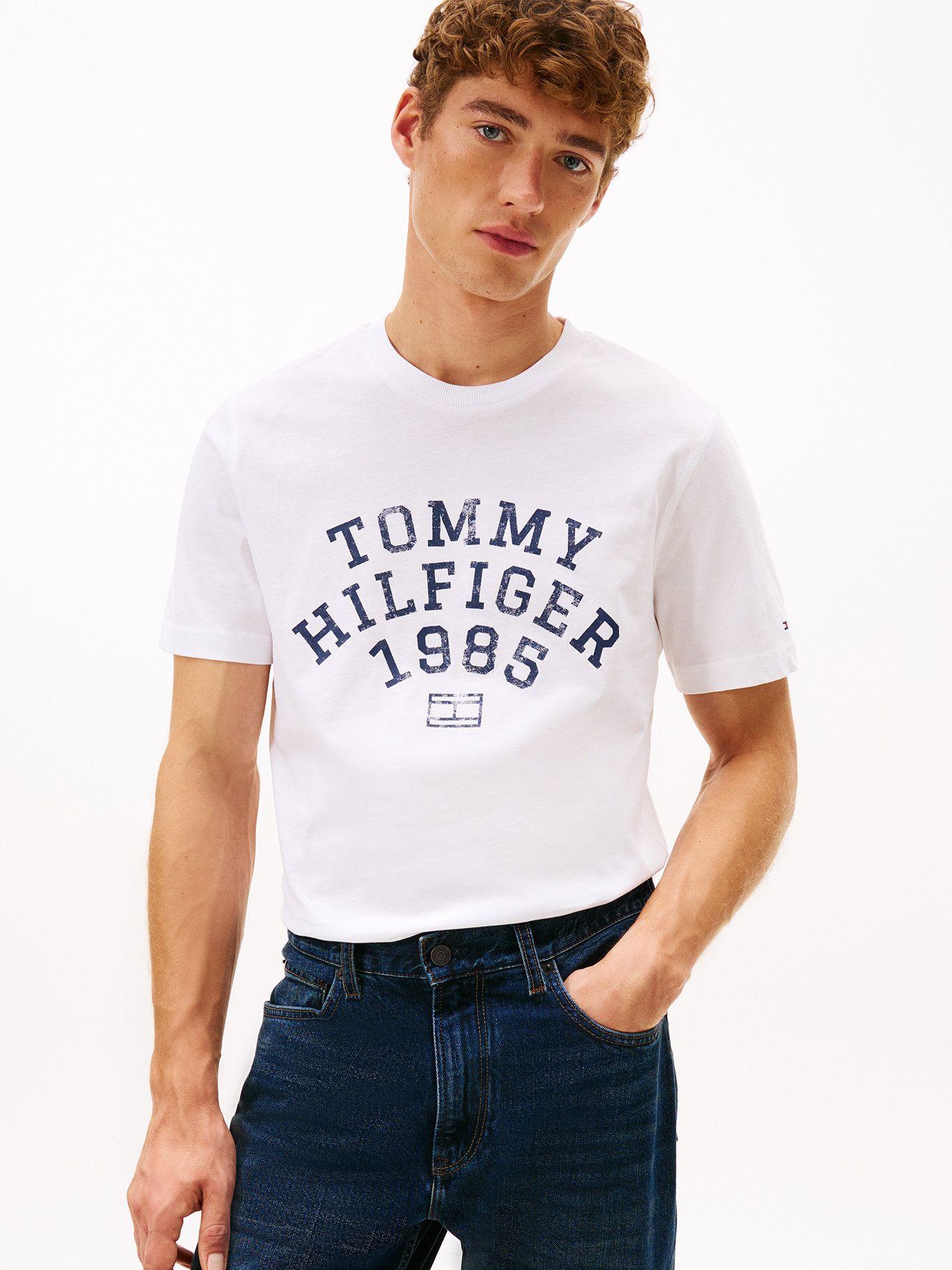 Polera Gráfico Logo Regular Fit Tommy Hilfiger Blanco-0