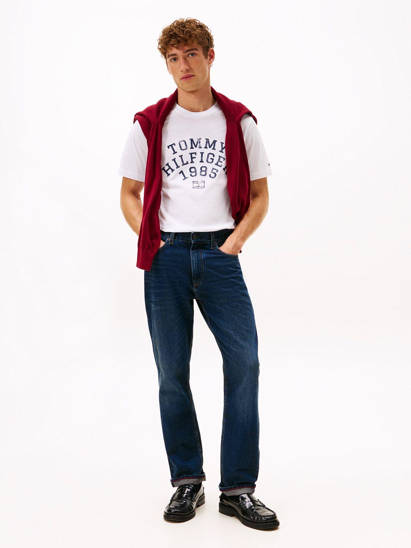 Polera Gráfico Logo Regular Fit Tommy Hilfiger Blanco-1
