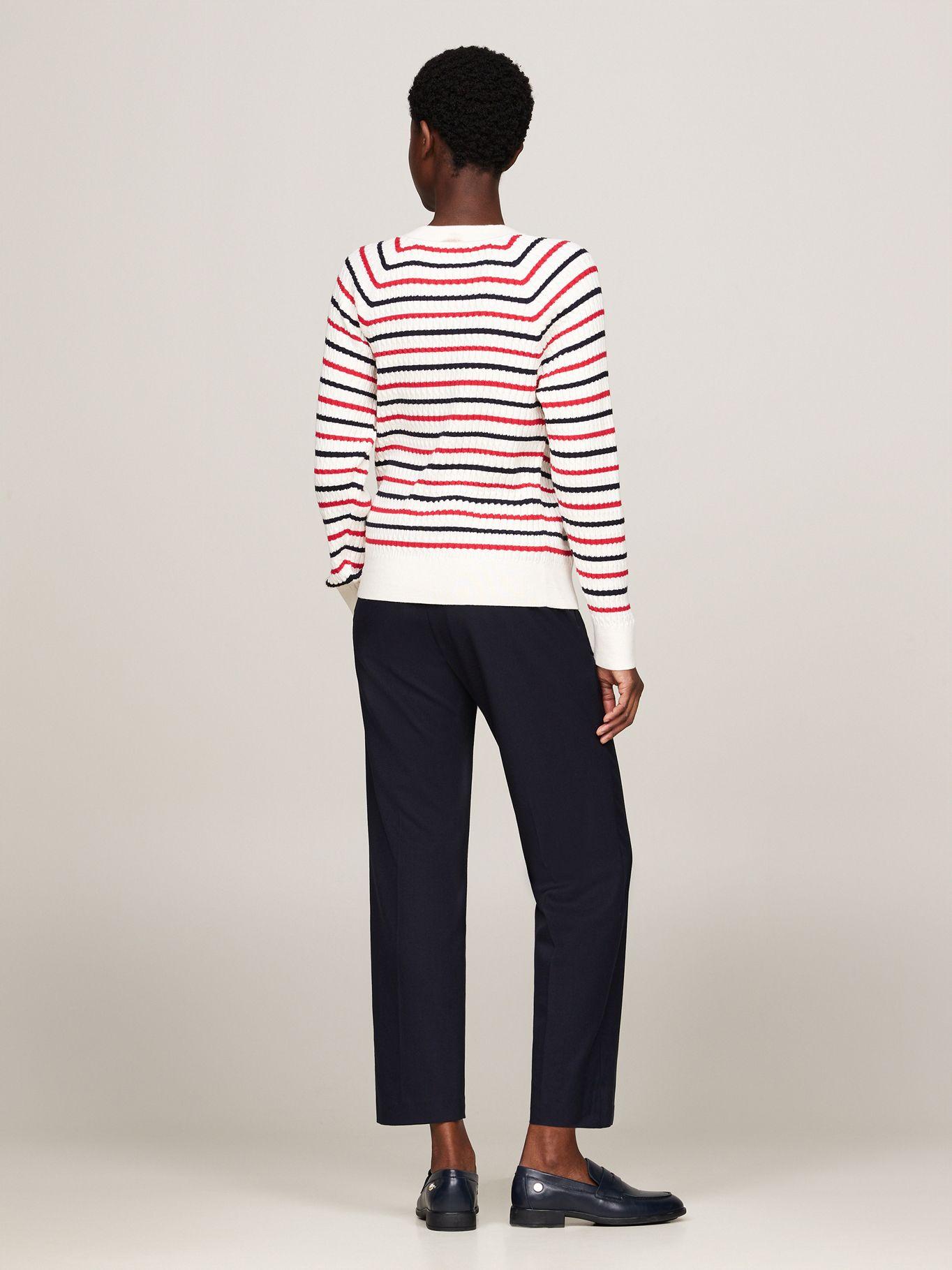 Sweater Relaxed Trenzado Multicolor Tommy Hilfiger-2