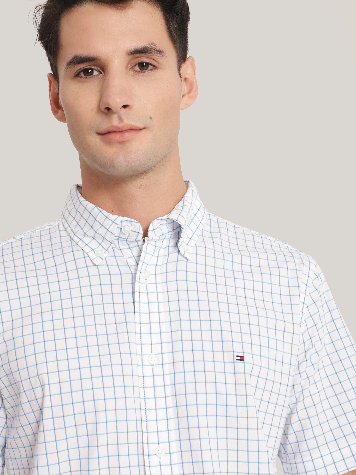 Camisa Hombre Flex Window Celeste Tommy Hilfiger-3
