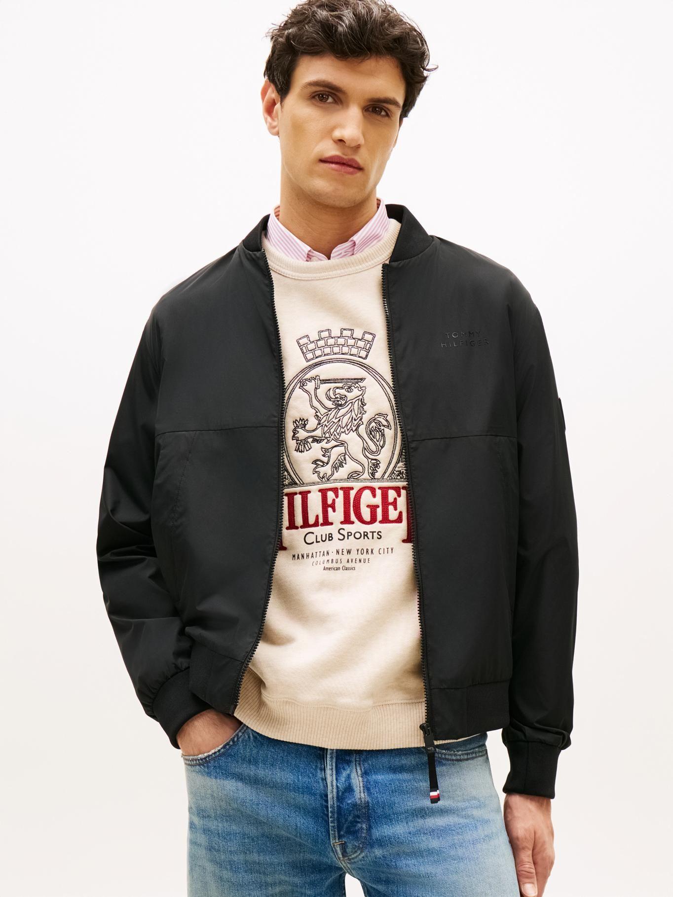 Chaqueta Bomber Con Logo-0