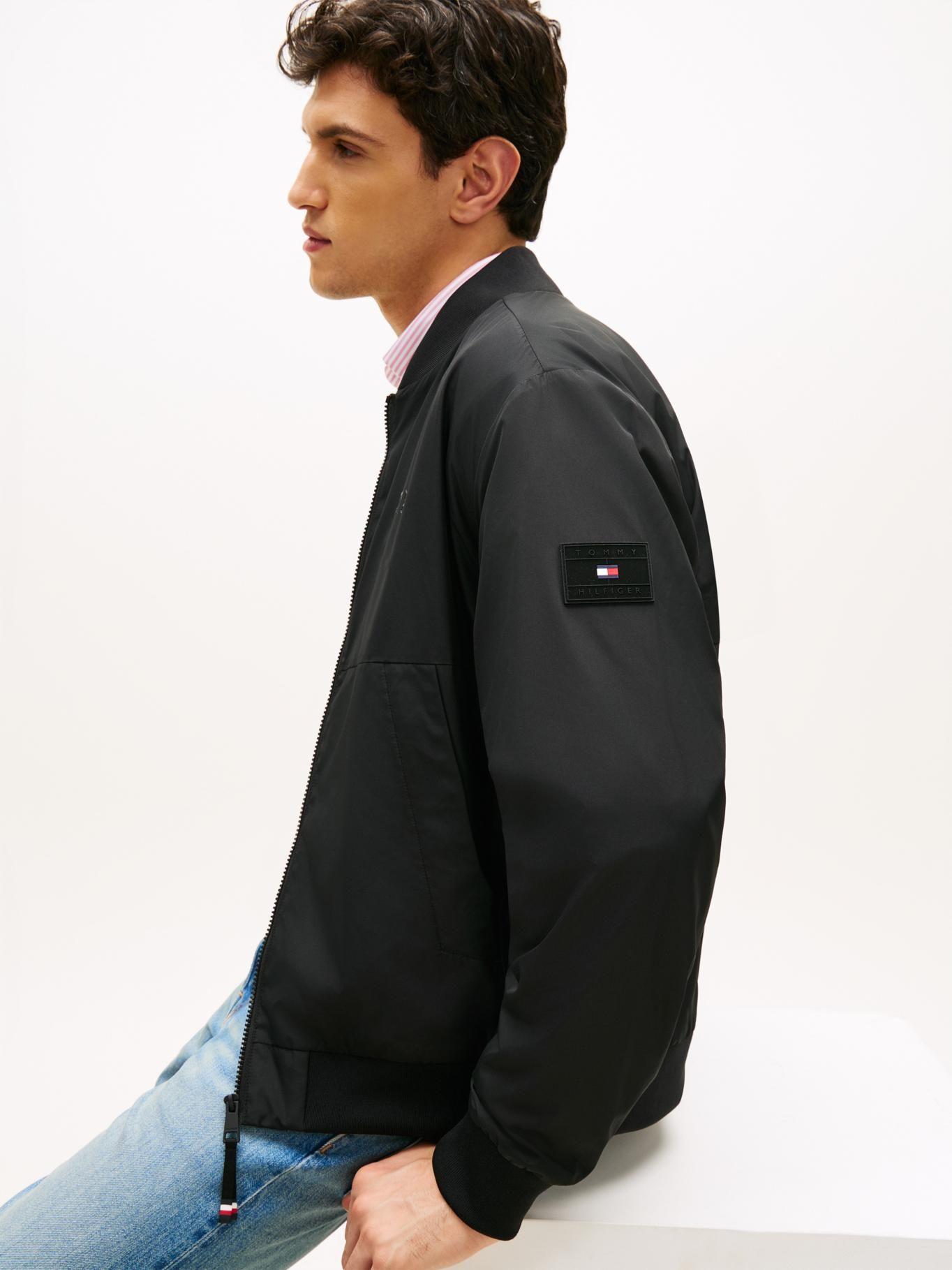 Chaqueta Bomber Con Logo-4