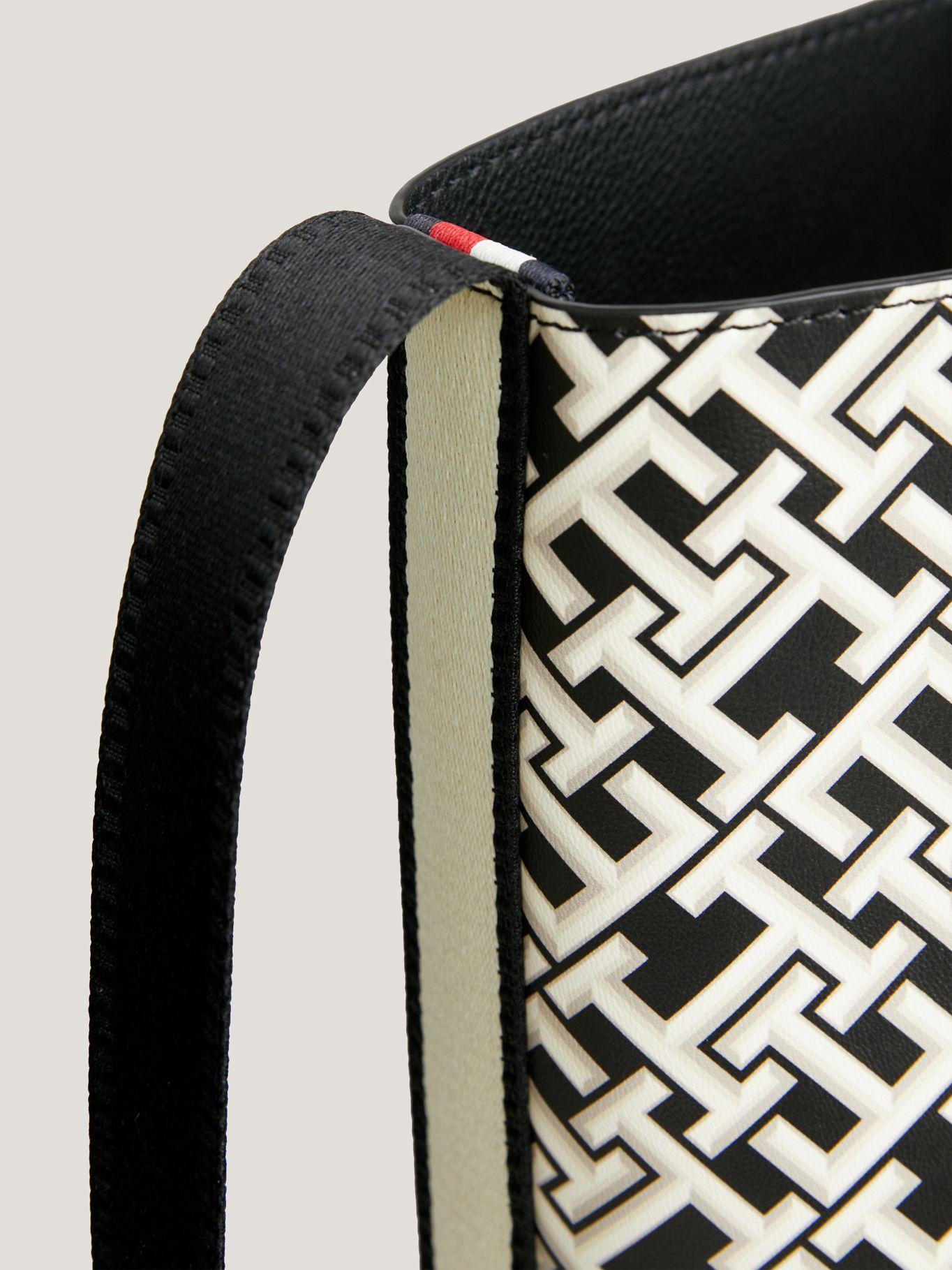 Tote Iconic Monogram Negro Tommy Hilfiger-2