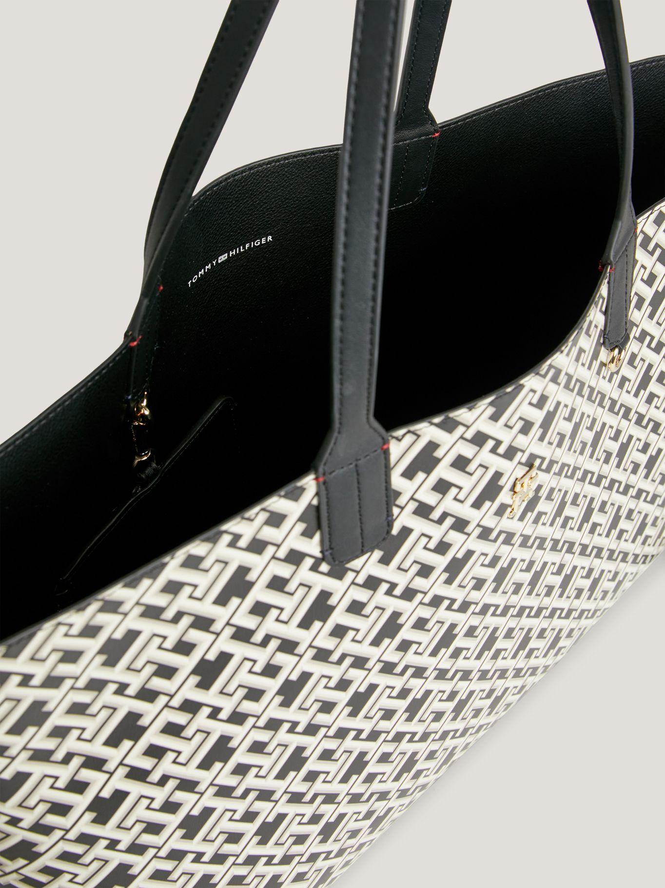 Tote Iconic Monogram Negro Tommy Hilfiger-3