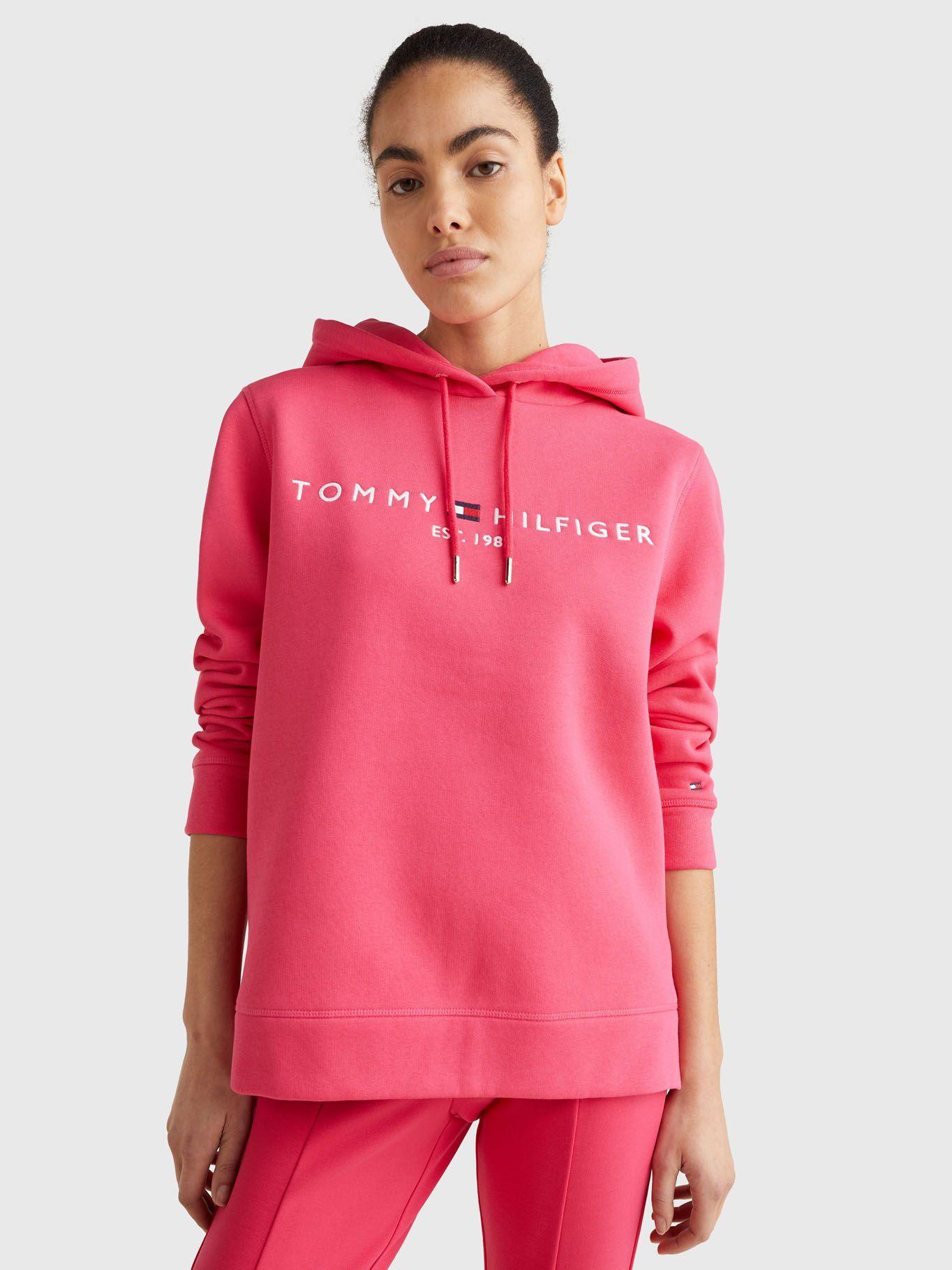 Polerón Essential Hoodie Rosado Tommy Hilfiger JL2-3