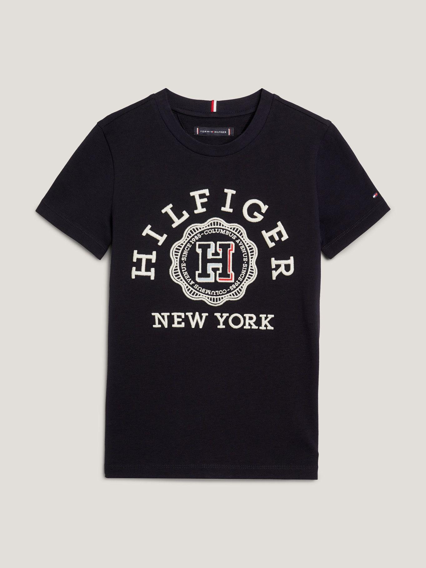 Polera Con Escudo Archive Azul Tommy Hilfiger-4