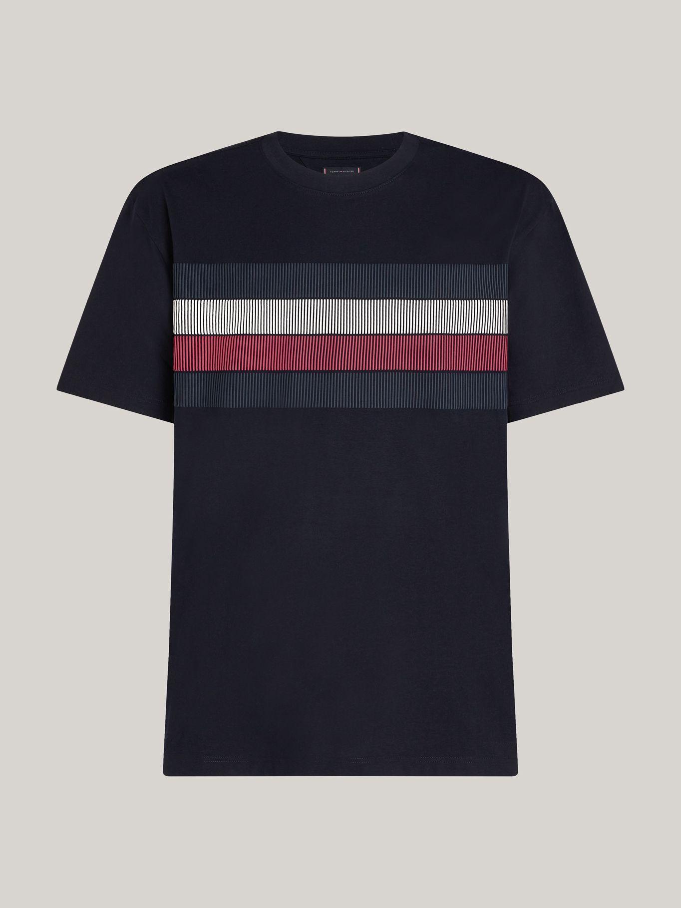 Polera Shadow Global Stripe Azul Tommy Hilfiger-4