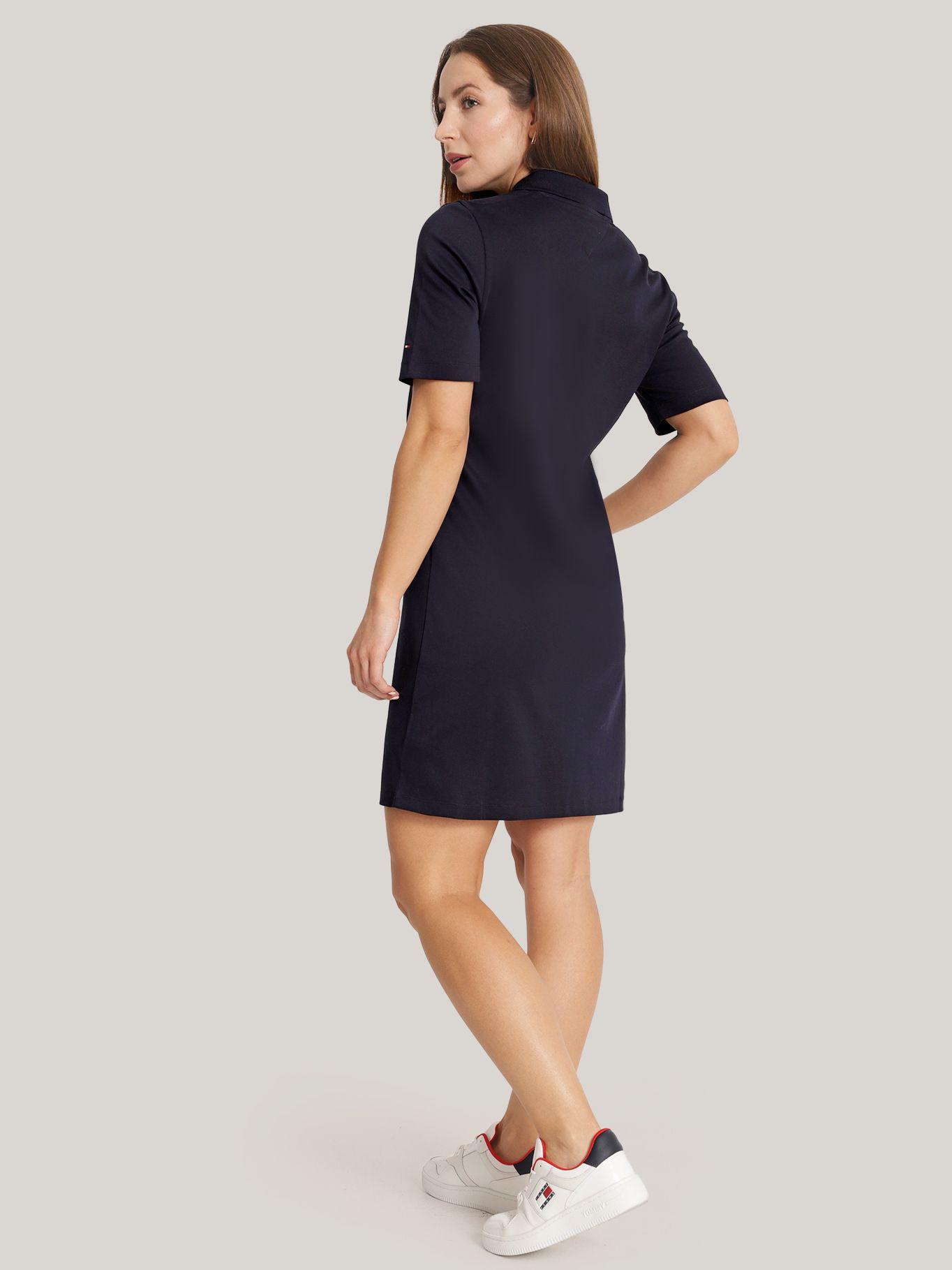 Vestido Polo Con Logo Monogram Azul Tommy Hilfiger-2