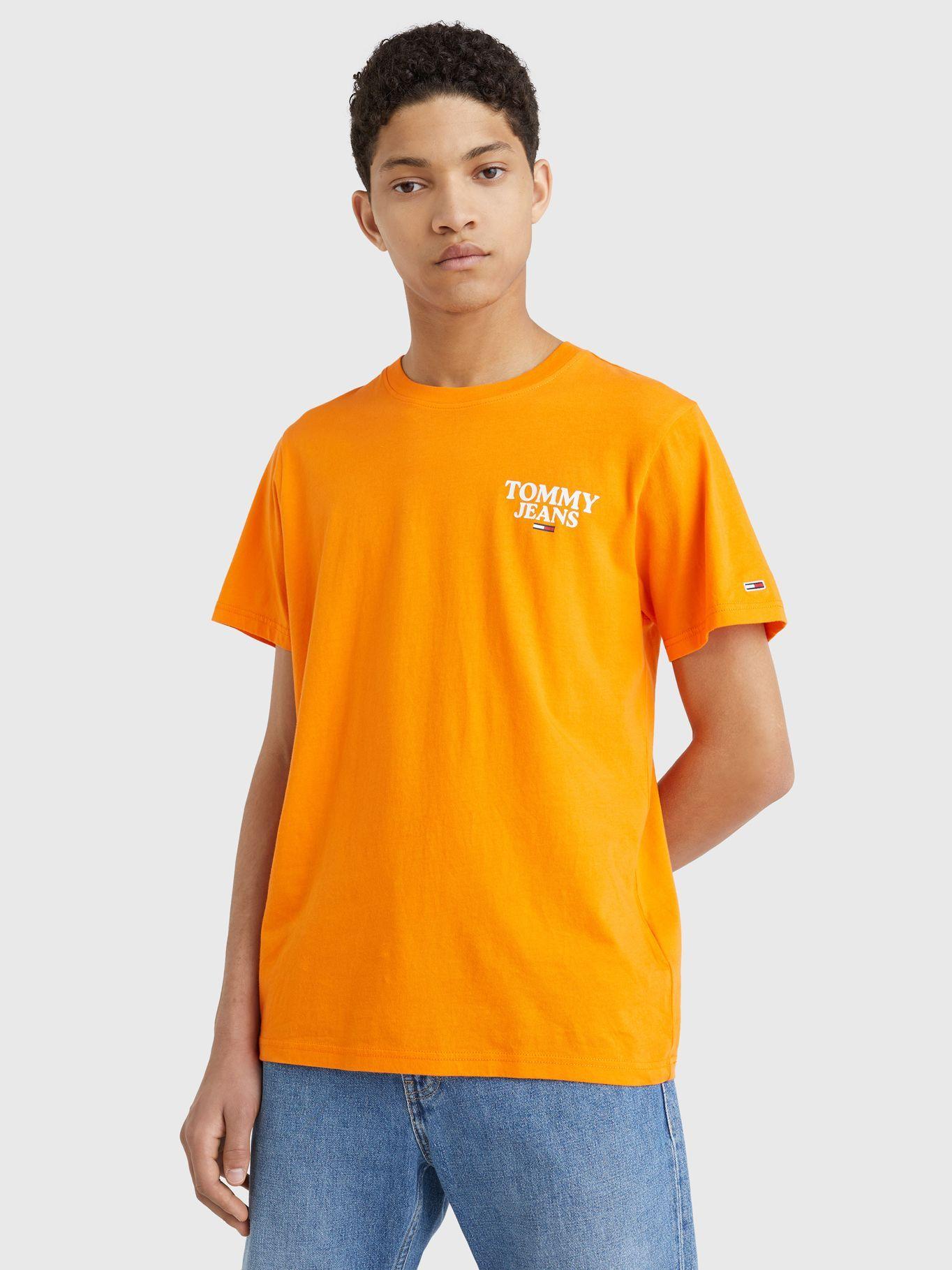 Polera Chest Entry Logo Naranjo Tommy Hilfiger-3