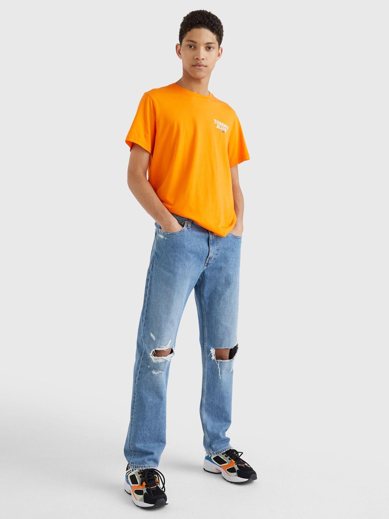 Polera Chest Entry Logo Naranjo Tommy Hilfiger-0