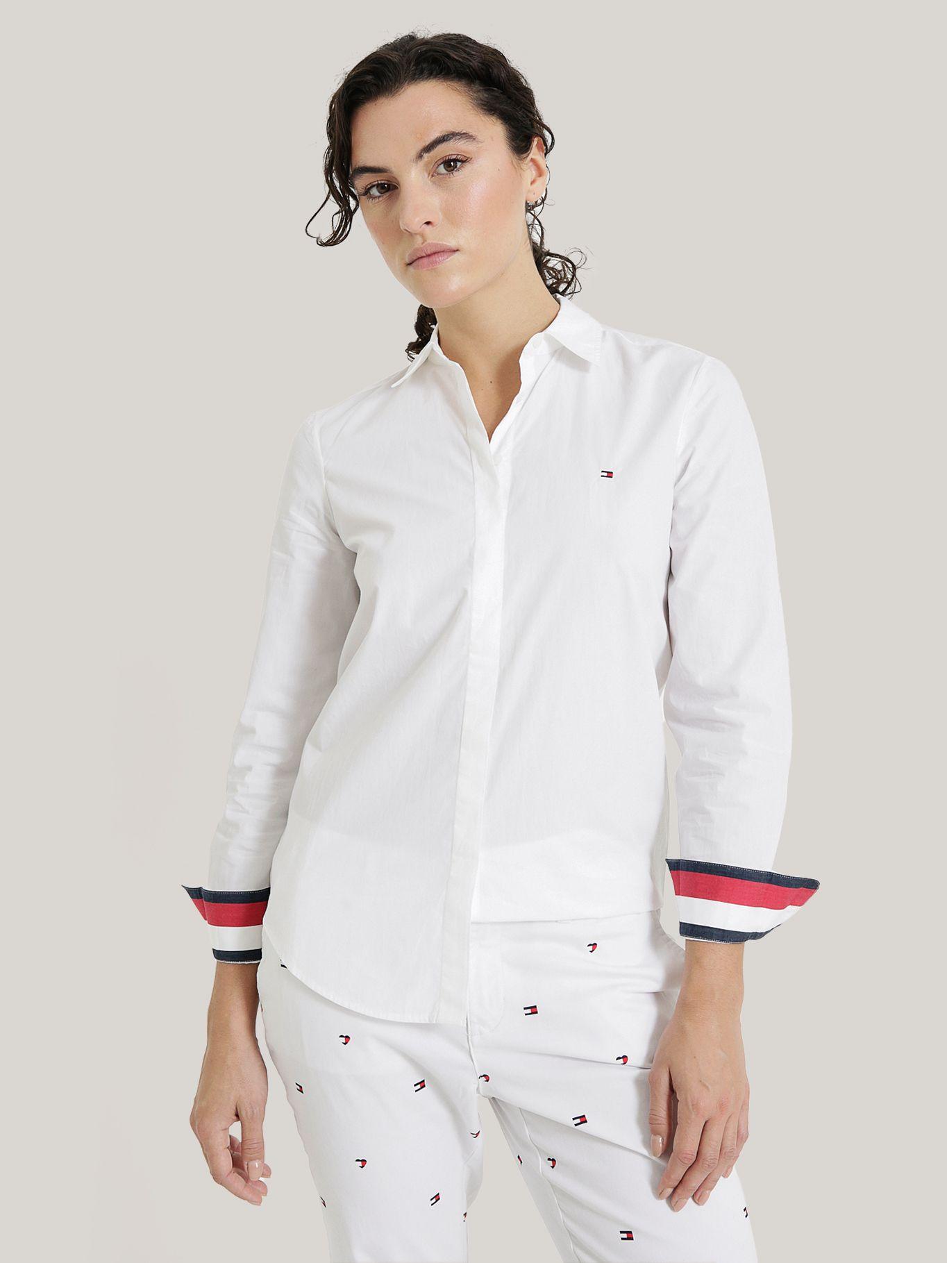 CAMISA DE RAYAS RELAXED BLANCO TOMMY HILFIGER-0