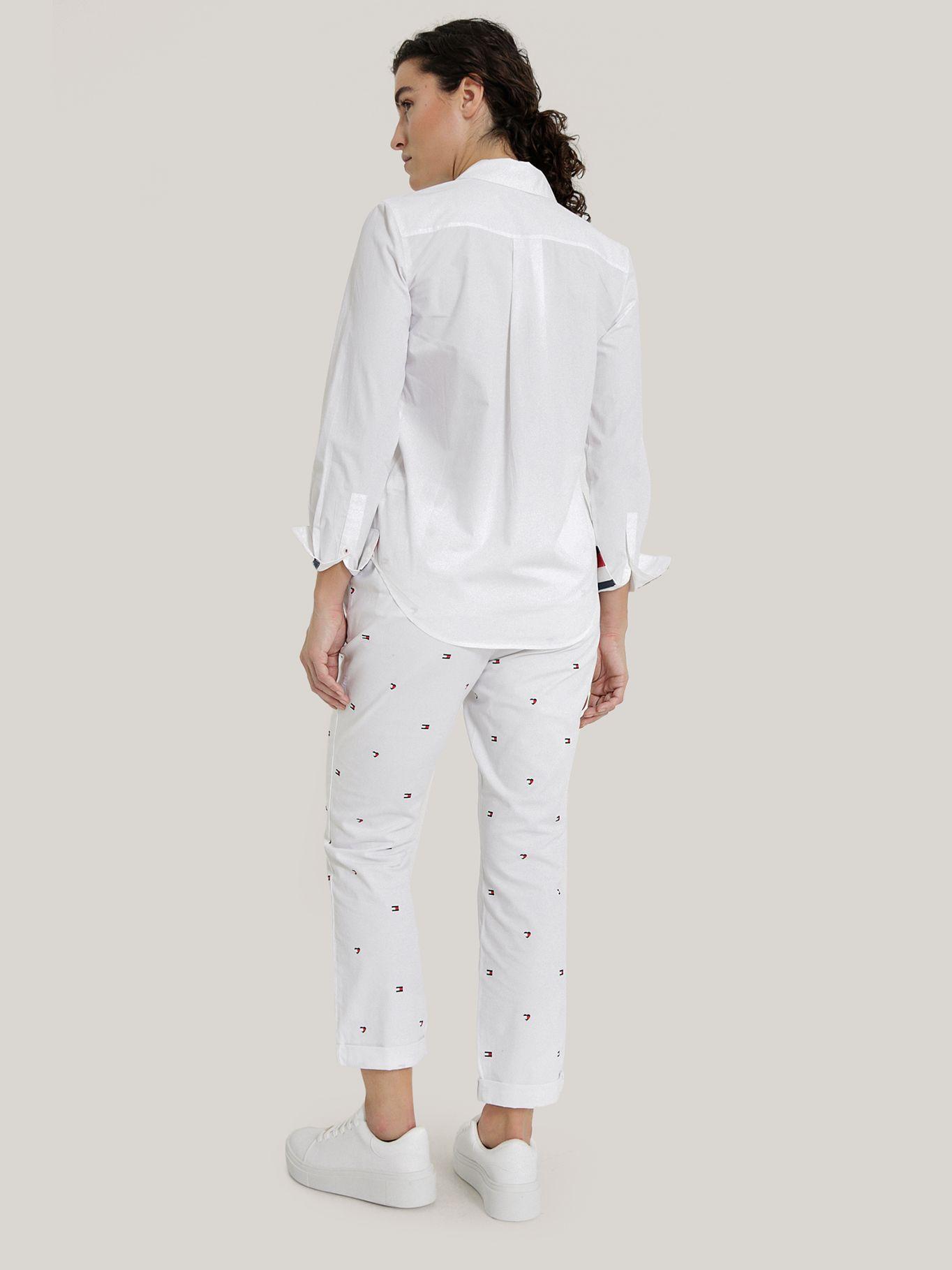 CAMISA DE RAYAS RELAXED BLANCO TOMMY HILFIGER-2