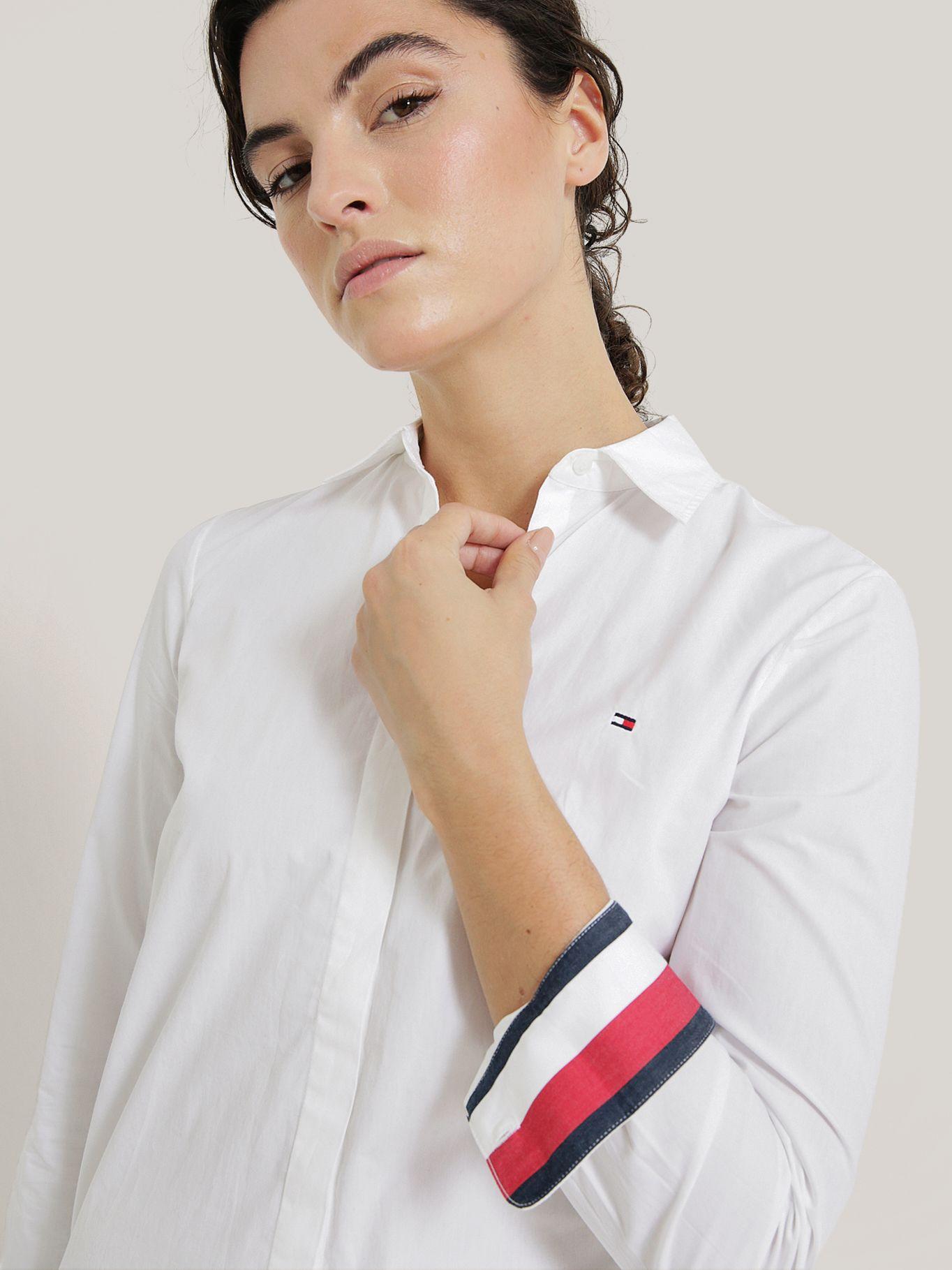 CAMISA DE RAYAS RELAXED BLANCO TOMMY HILFIGER-3