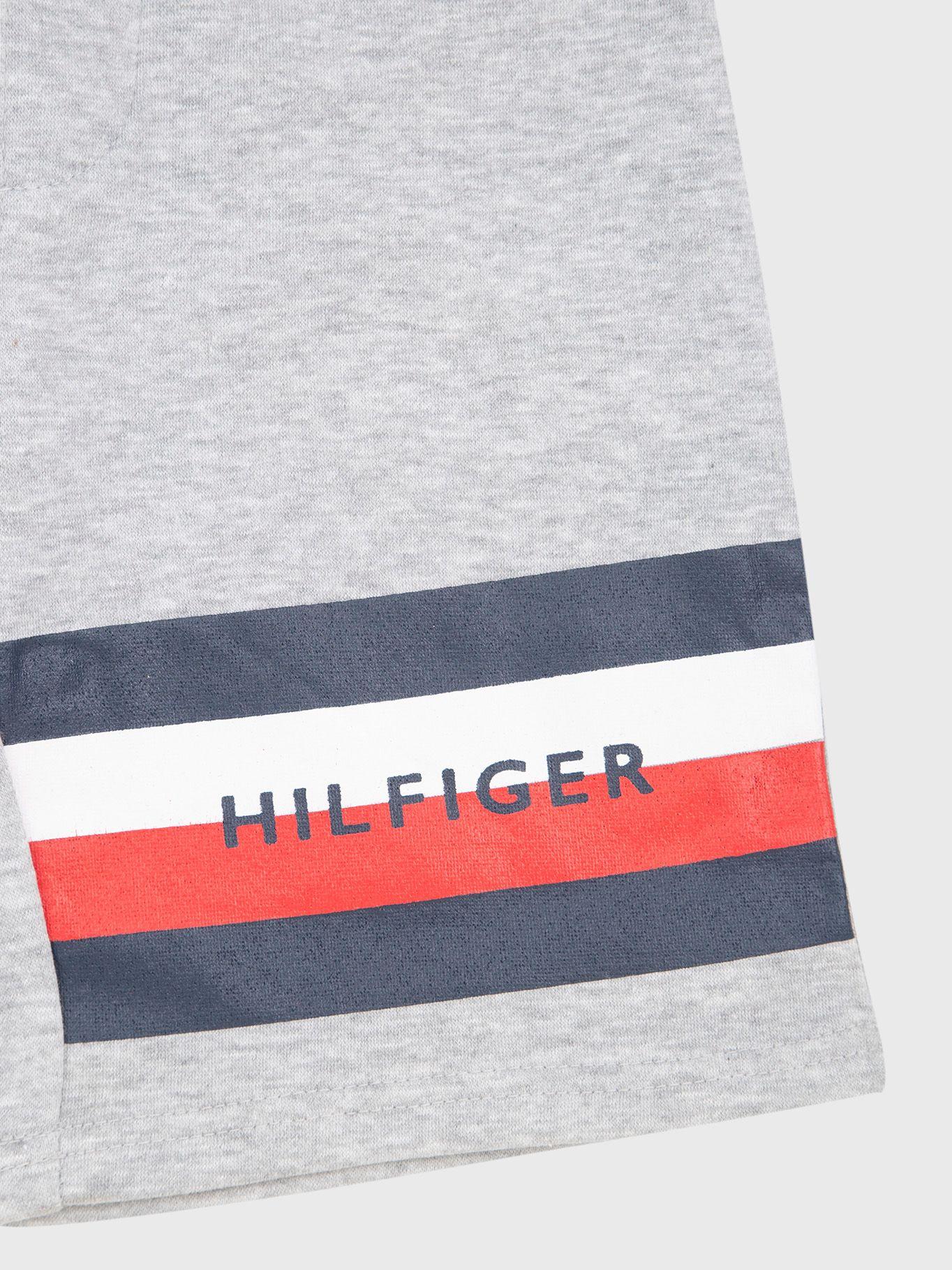 Short Stripe Graphic Logo Gris Tommy Hilfiger-3