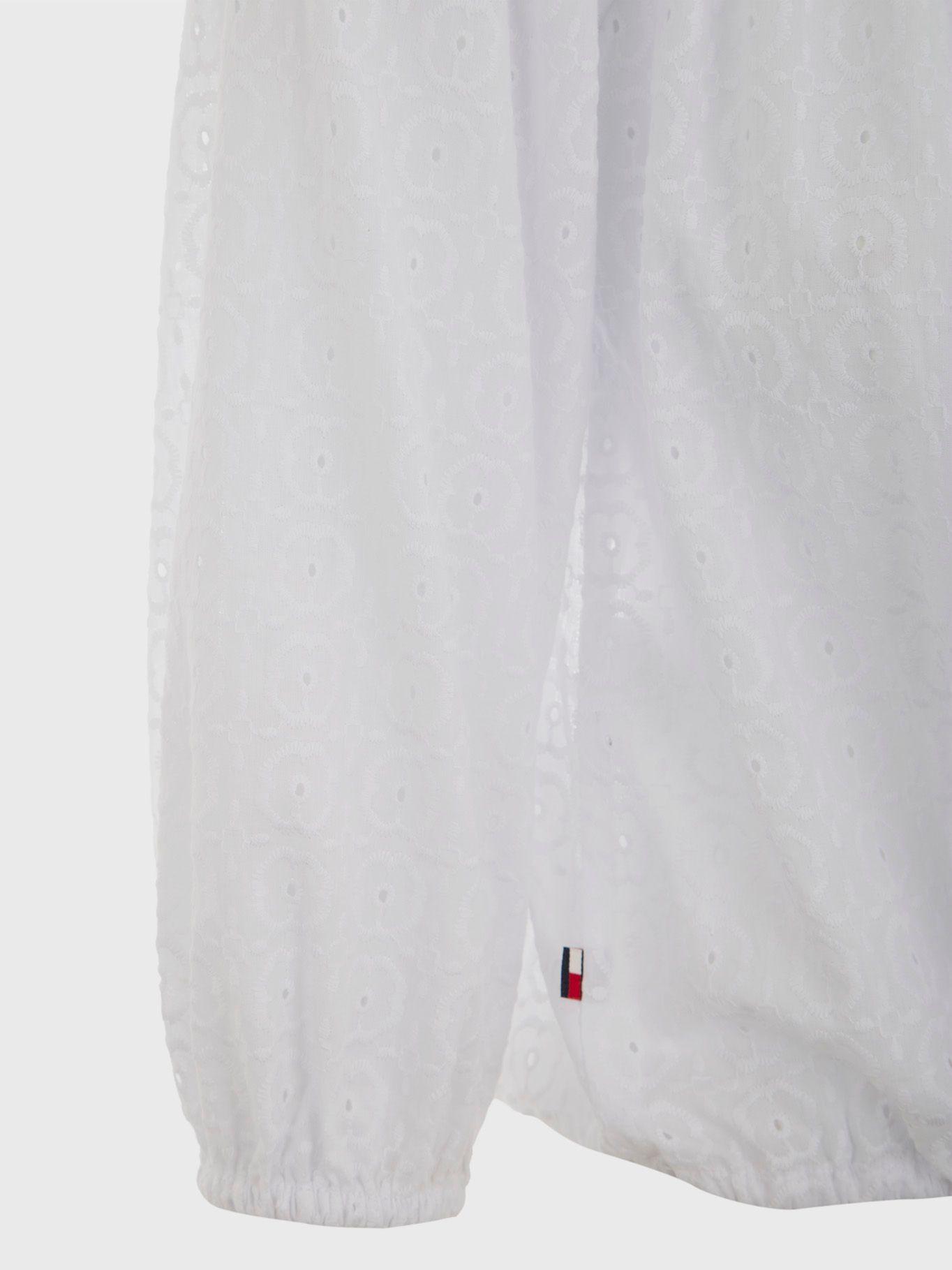 Blusa Con Vuelos Corporate Blanco Tommy Hilfiger-2