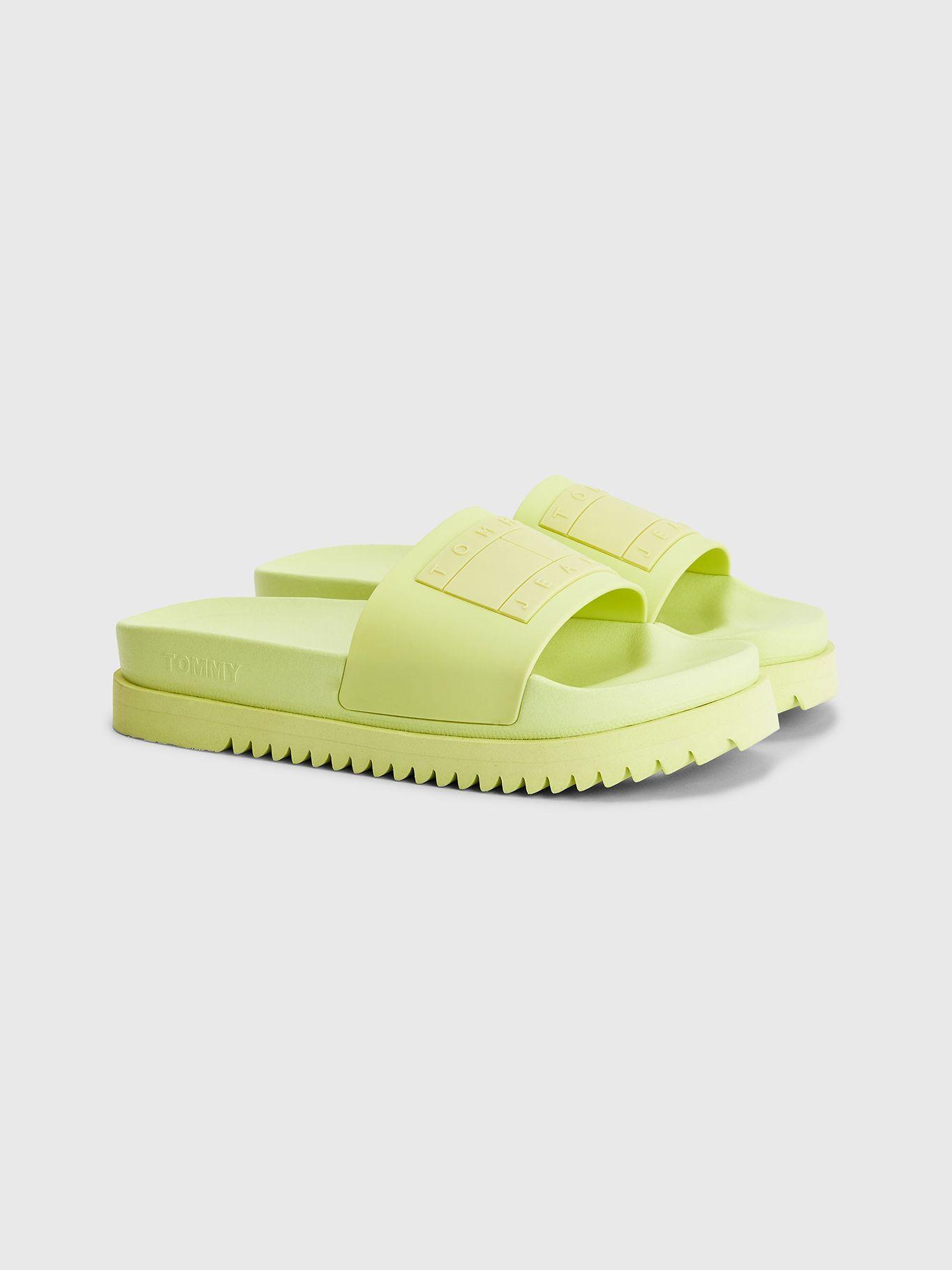 Sandalias Con Suela Dentada Verde Tommy Hilfiger-0
