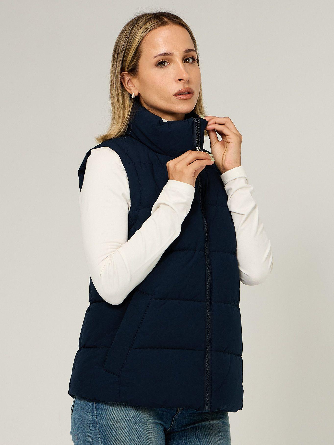 Parka Vest De Cuello Alto Azul Tommy Hilfiger-3