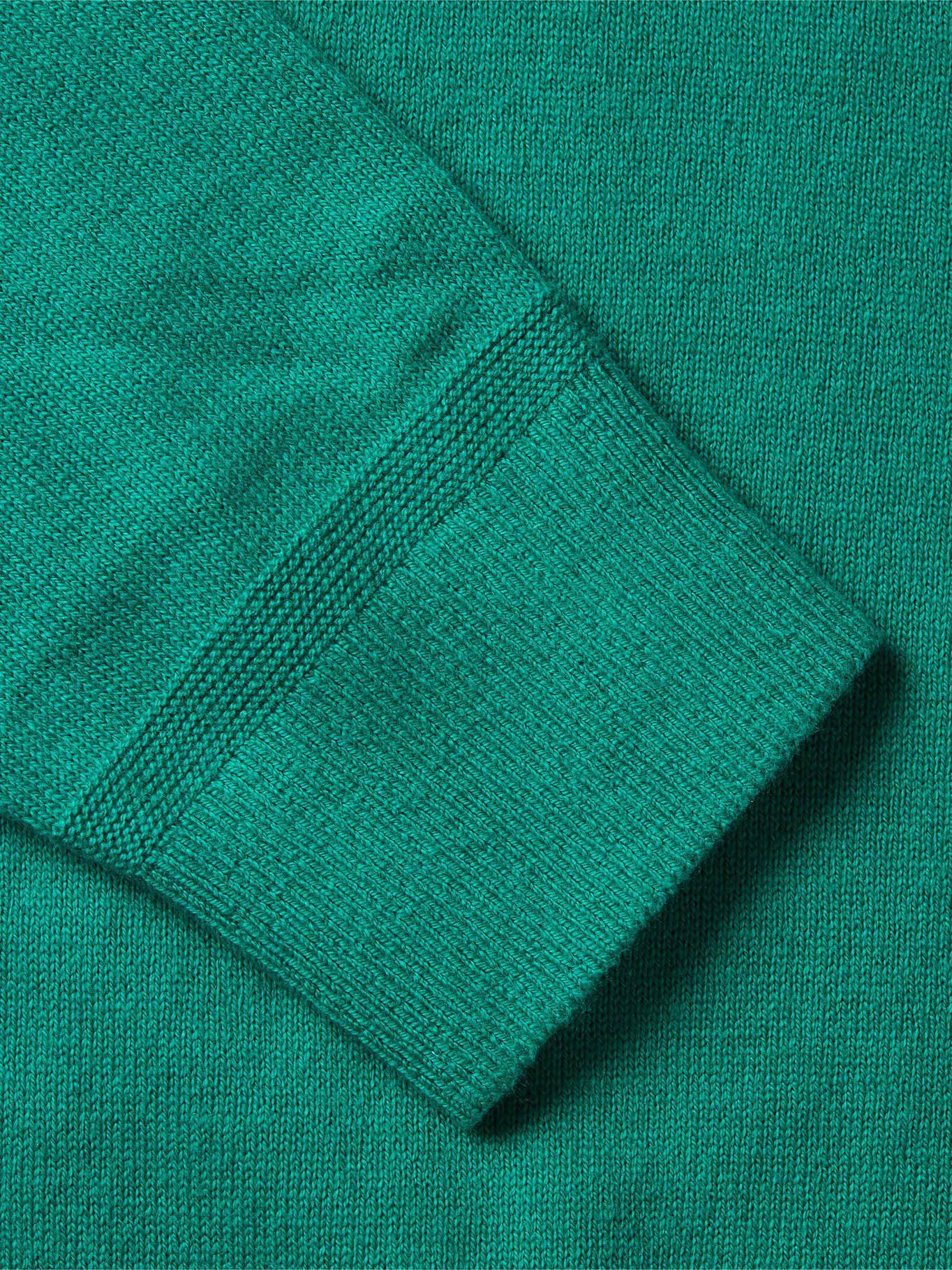 Sweater Pima Cashmere V-Neck Verde Tommy Hilfiger-3