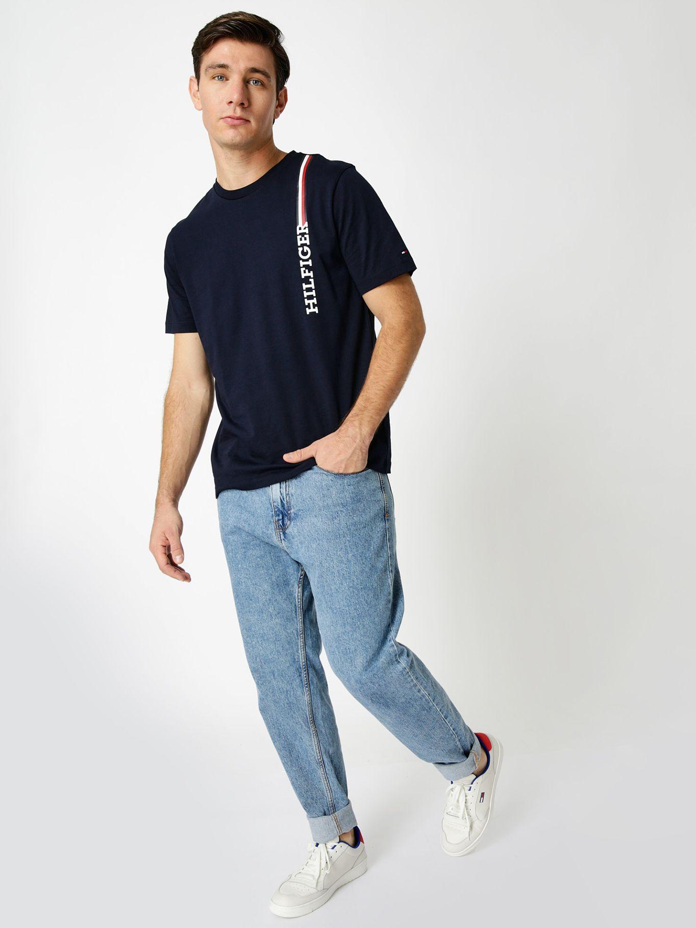 Polera Vertical Stripe Azul Tommy Hilfiger-2