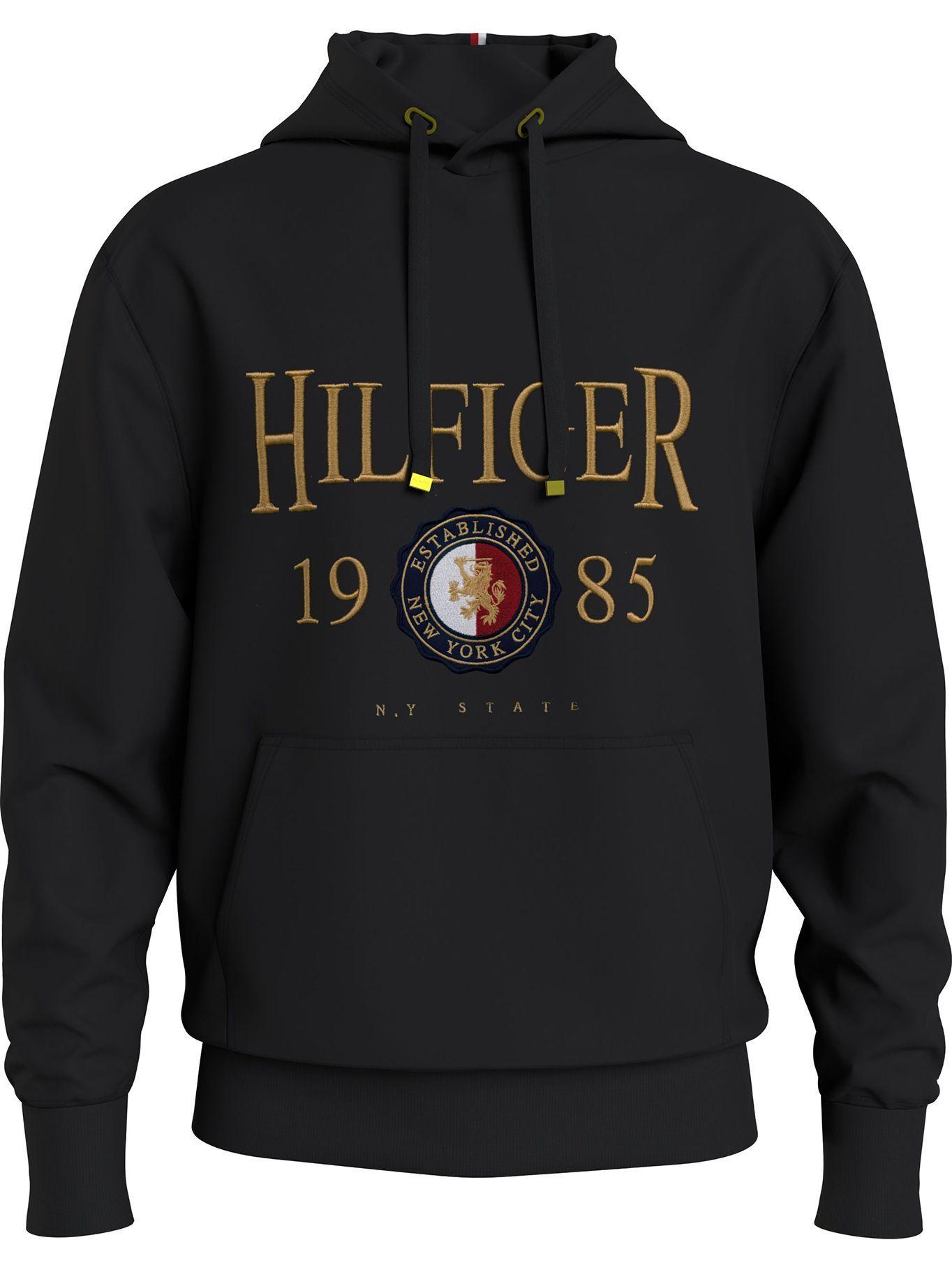 Polerón Icons Crest Negro Tommy Hilfiger A2-0