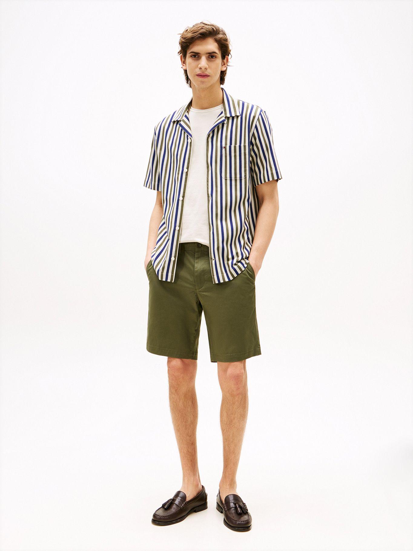 Short Essential 1895 De Algodón Verde Tommy Hilfiger-0