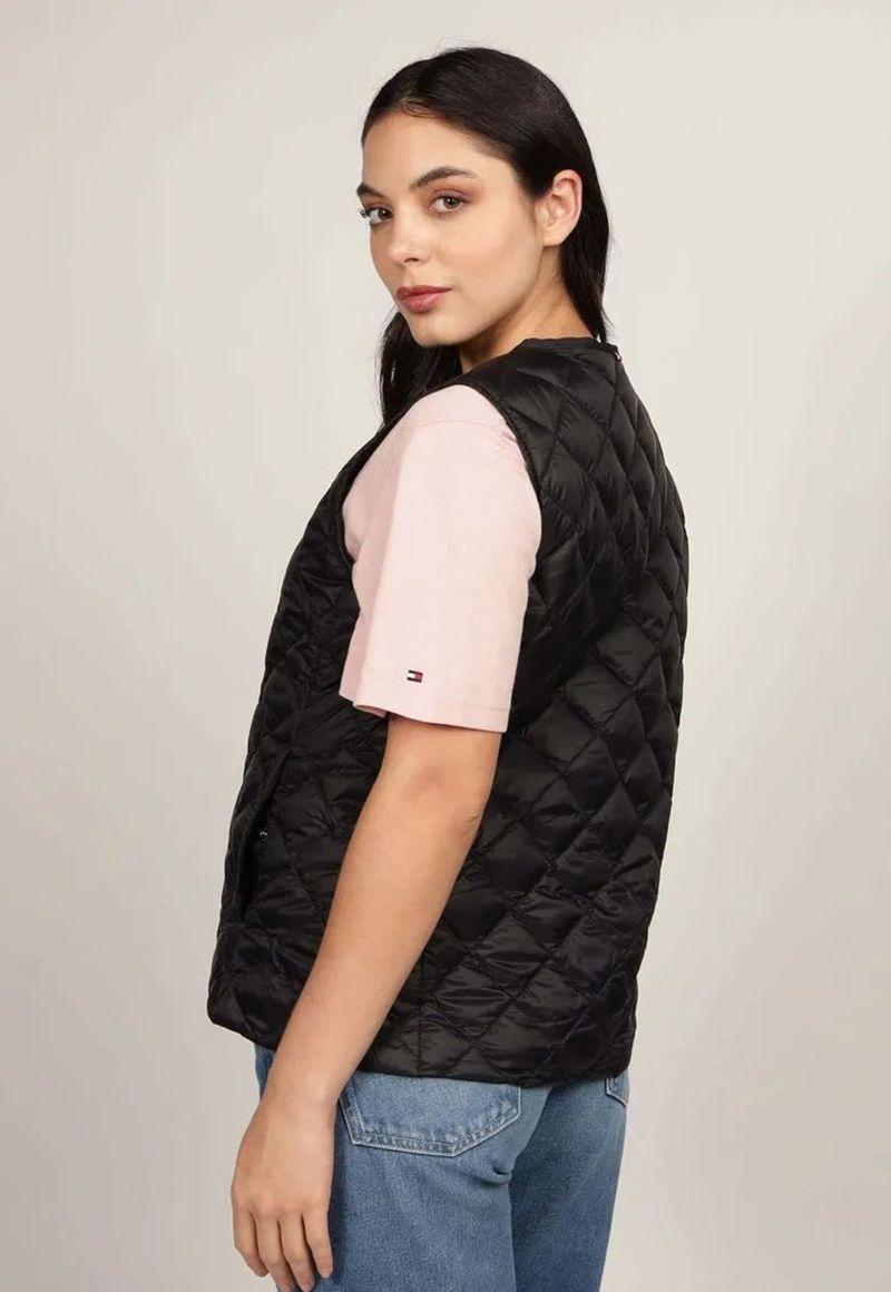 Chaqueta Acolchada Relleno Plumón Negro Tommy Hilfiger-2