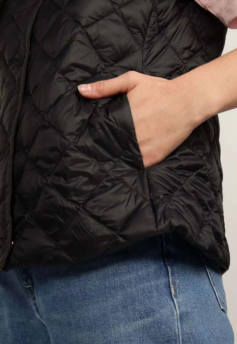 Chaqueta Acolchada Relleno Plumón Negro Tommy Hilfiger-4