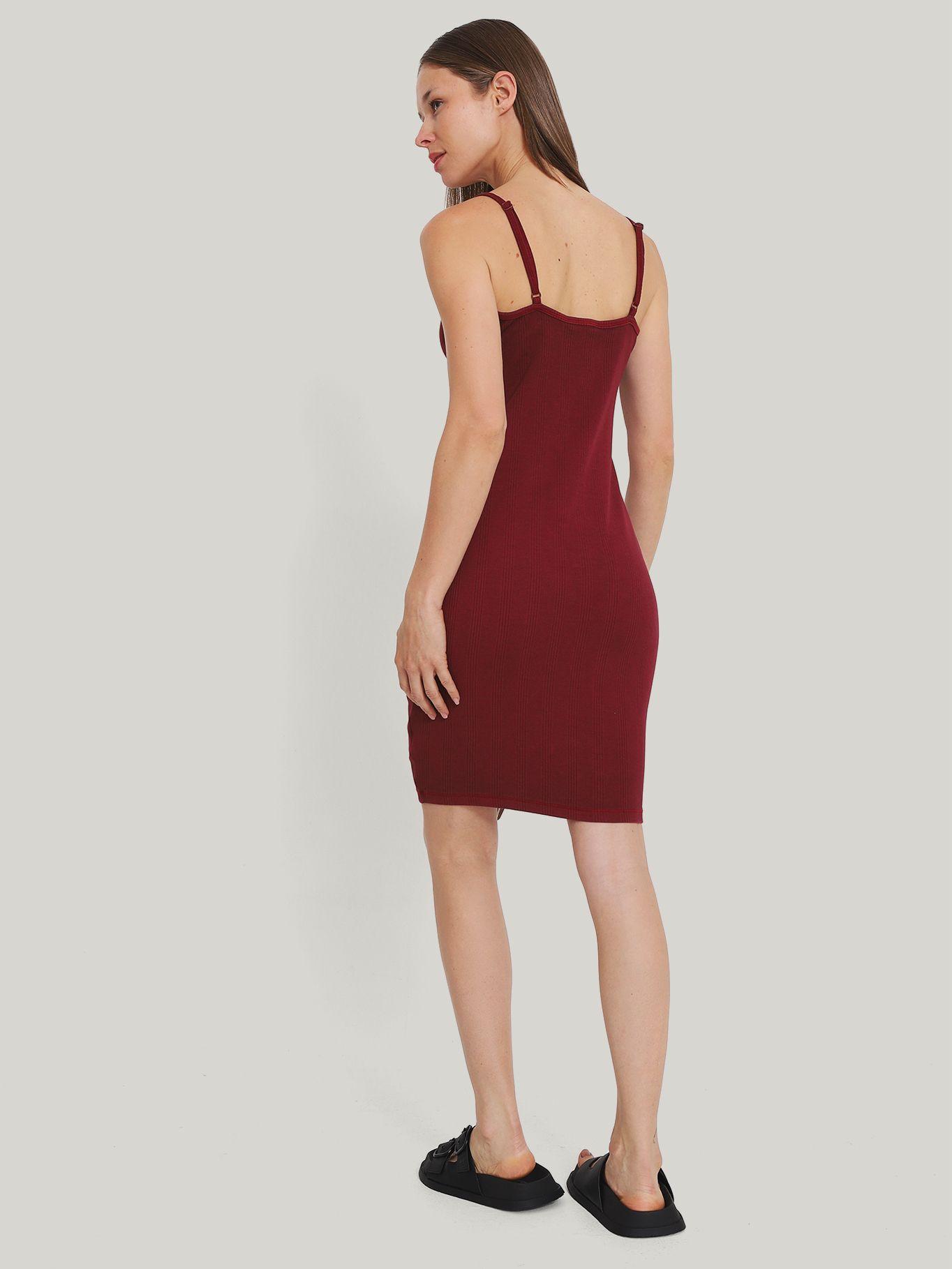 Vestido Strappy Con Logo Rojo Tommy Jeans-2