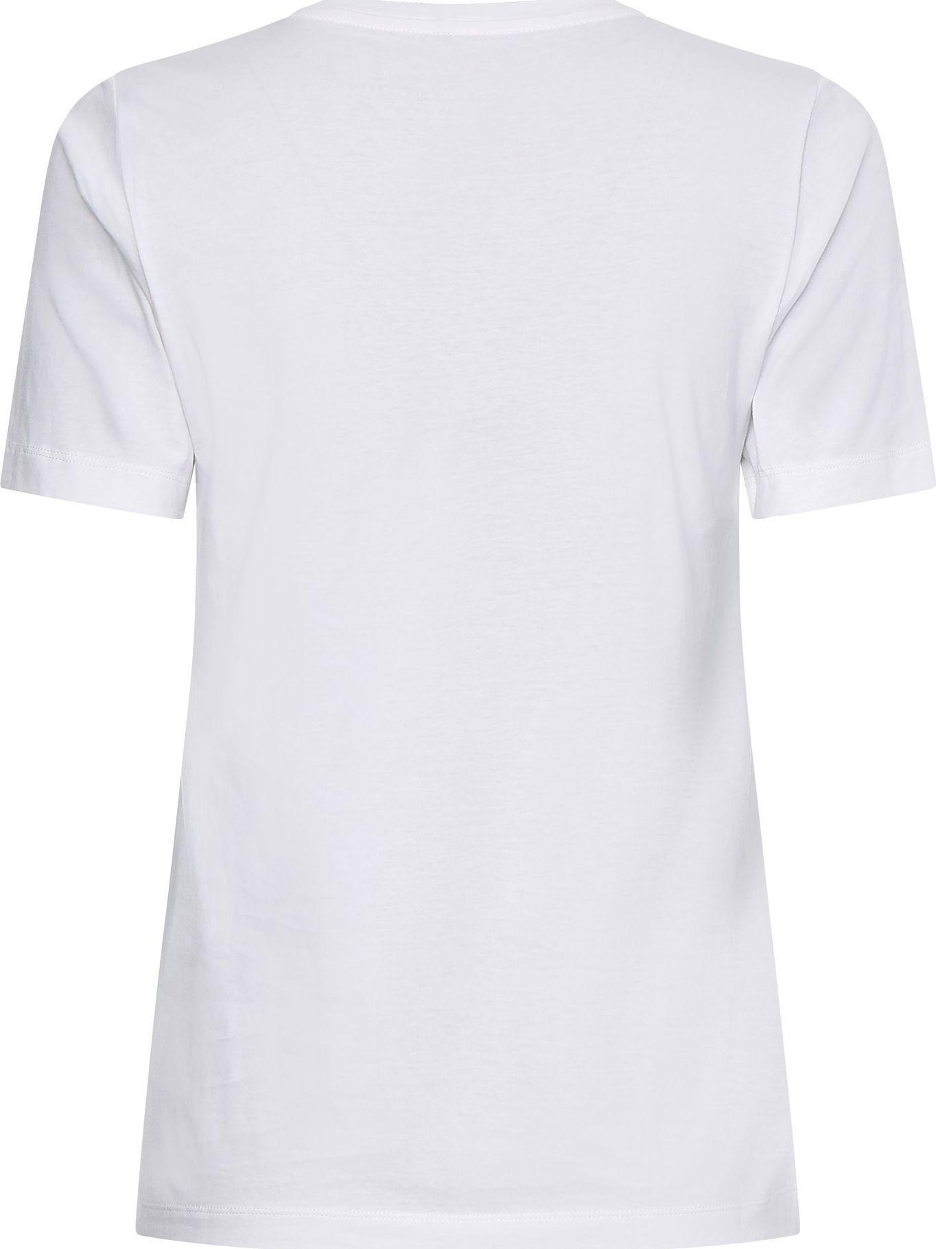 Polera Logo Diseño Gráfico Blanco Tommy Hilfiger-1