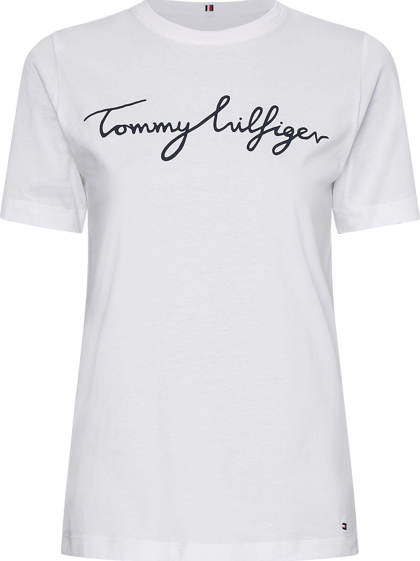 Polera Logo Diseño Gráfico Blanco Tommy Hilfiger-0